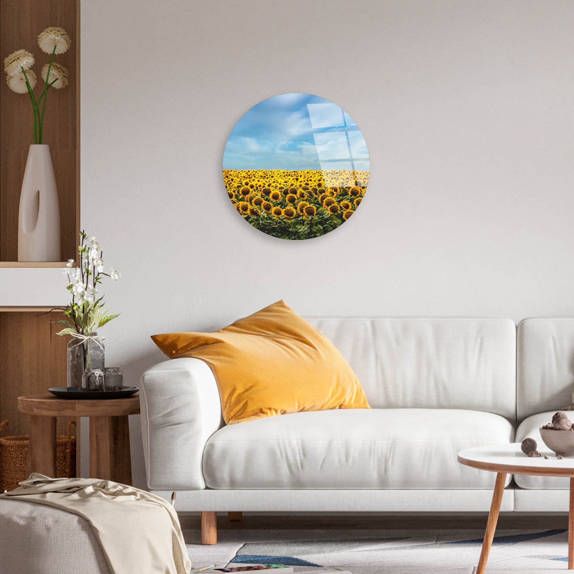 Quadro Decorativo em Vidro Temperado 4 mm Multicolor 30 cm – UV-1155