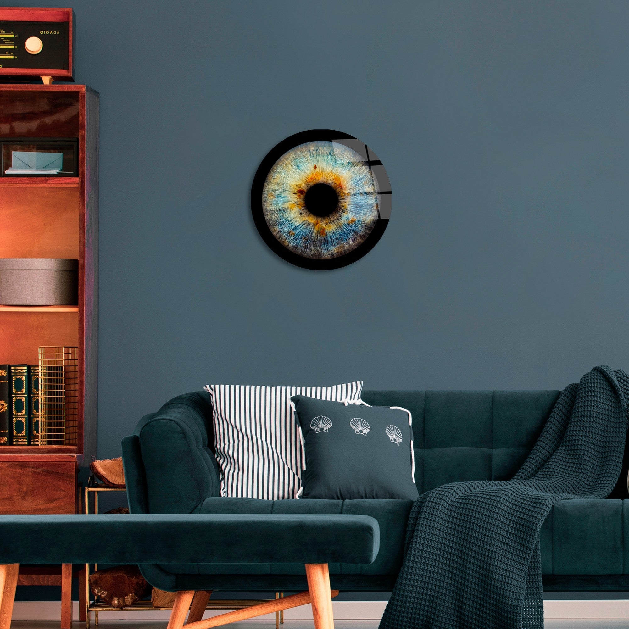 Quadro Decorativo em Vidro Temperado Multicolor 30 cm – UV-1158 | 100% Vidro Temperado 4 mm, 1,566 kg (Ref. 123BZM2654)