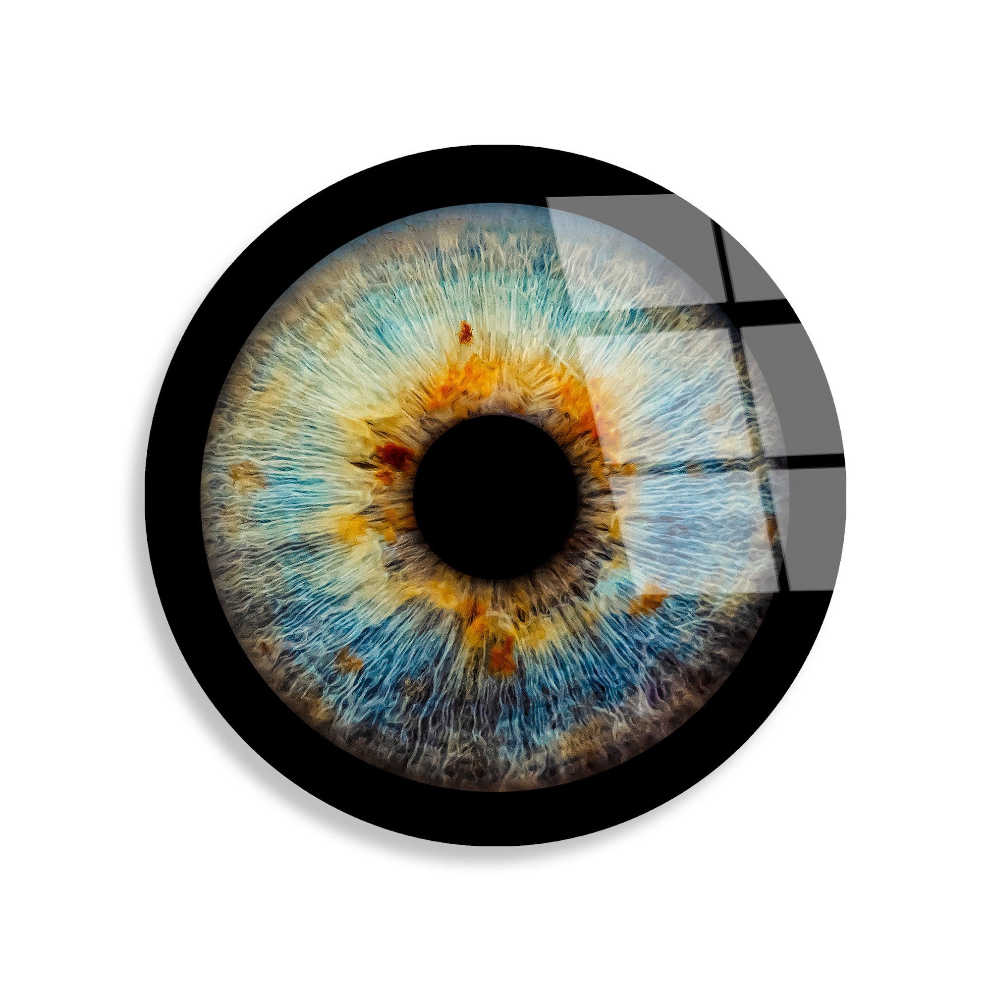 Quadro Decorativo em Vidro Temperado Multicolor 30 cm – UV-1158 | 100% Vidro Temperado 4 mm, 1,566 kg (Ref. 123BZM2654)