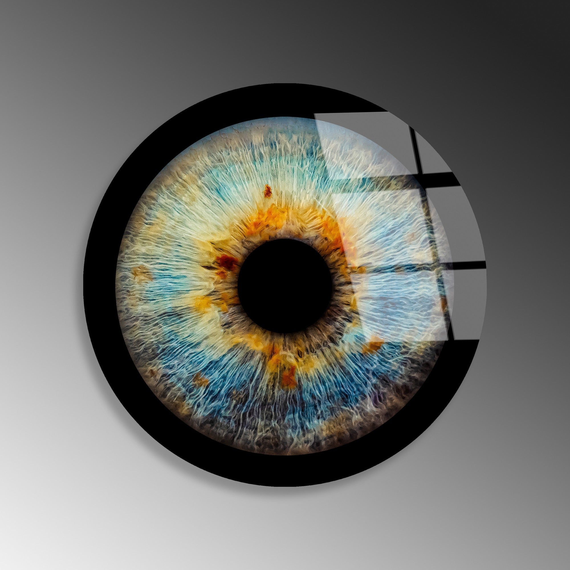 Quadro Decorativo em Vidro Temperado Multicolor 30 cm – UV-1158 | 100% Vidro Temperado 4 mm, 1,566 kg (Ref. 123BZM2654)