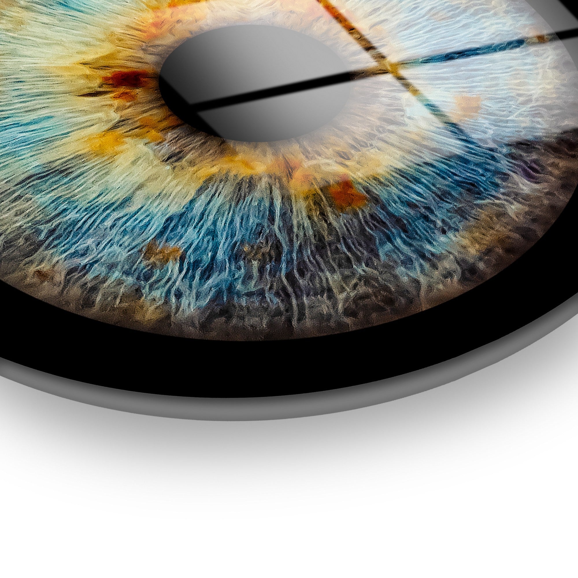 Quadro Decorativo em Vidro Temperado Multicolor 30 cm – UV-1158 | 100% Vidro Temperado 4 mm, 1,566 kg (Ref. 123BZM2654)