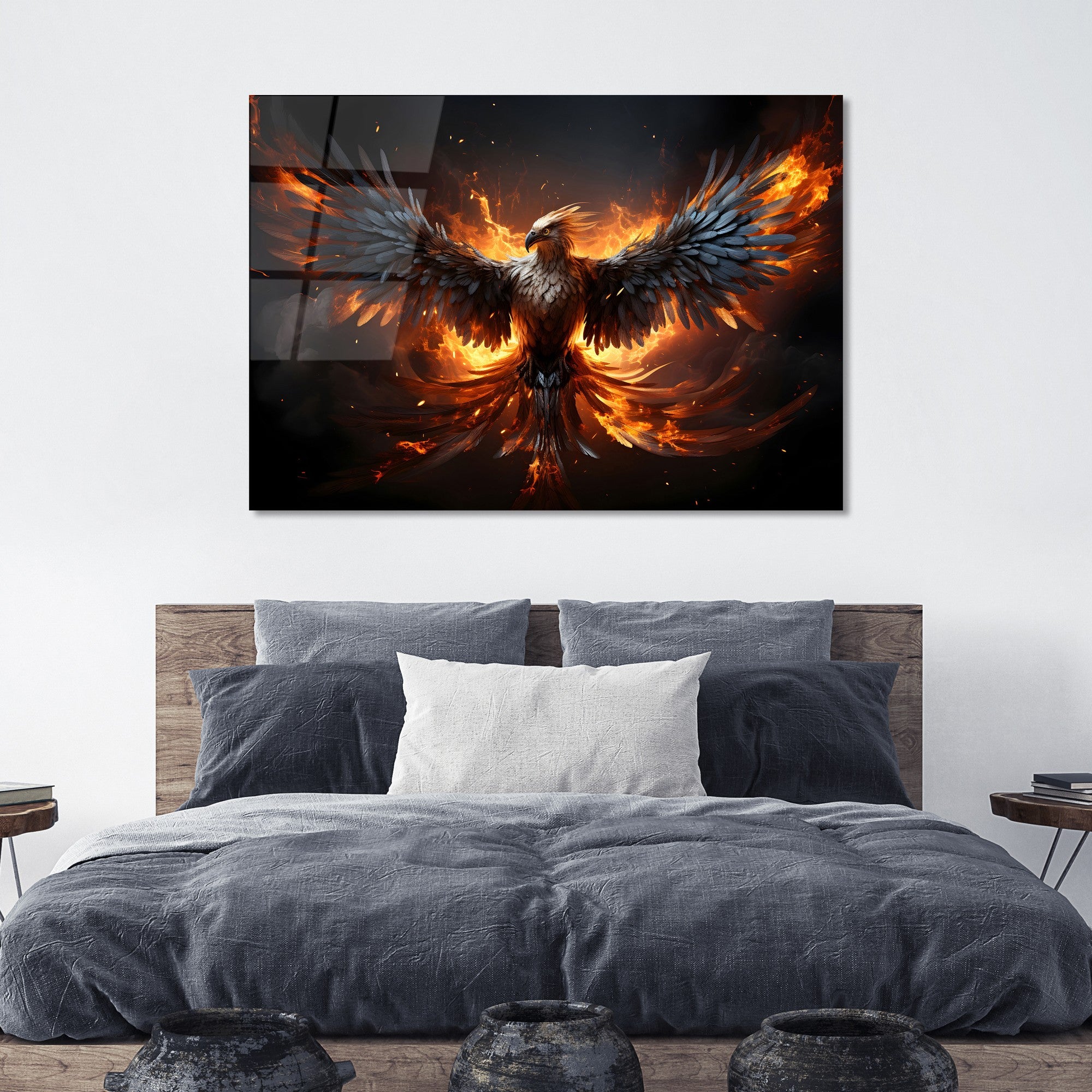 Quadro Decorativo em Vidro Temperado 70 x 100 cm, Multicolor – UV-1170 (4 mm)