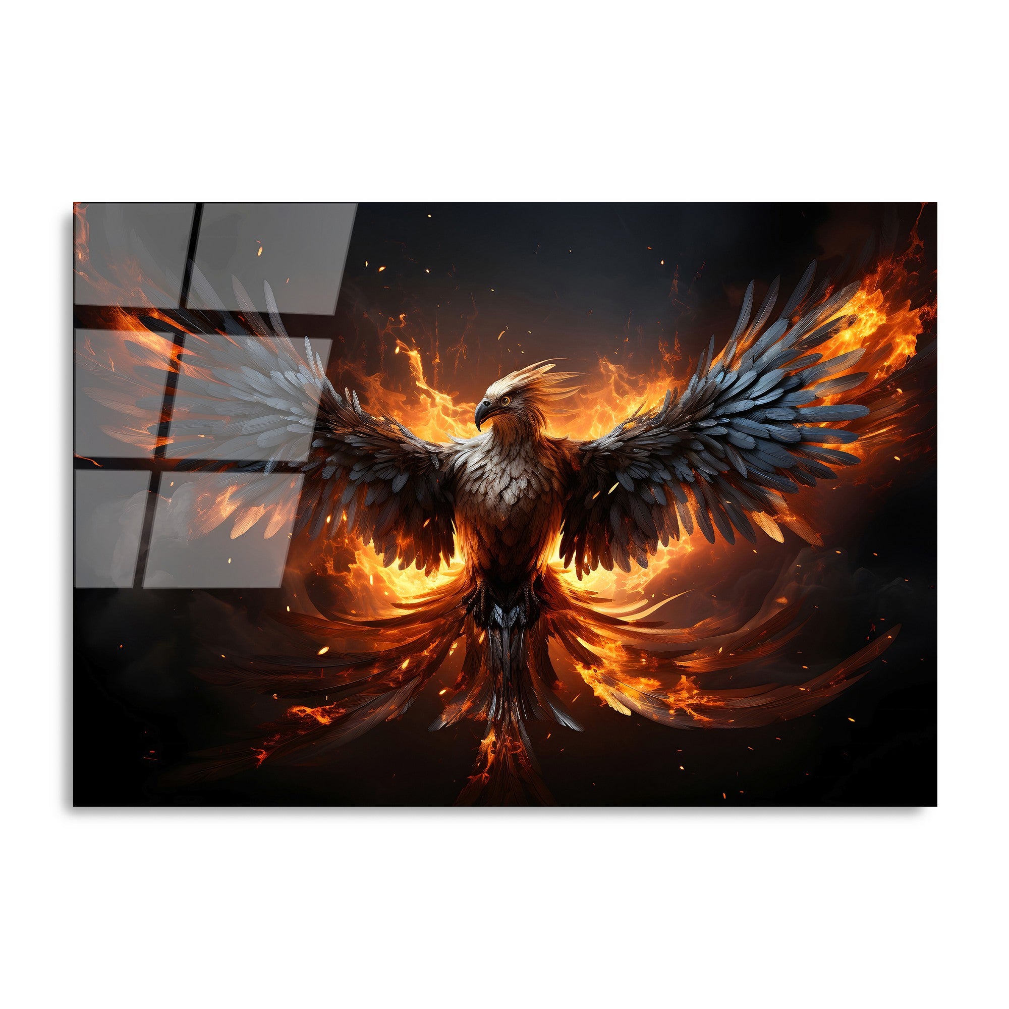 Quadro Decorativo em Vidro Temperado 70 x 100 cm, Multicolor – UV-1170 (4 mm)