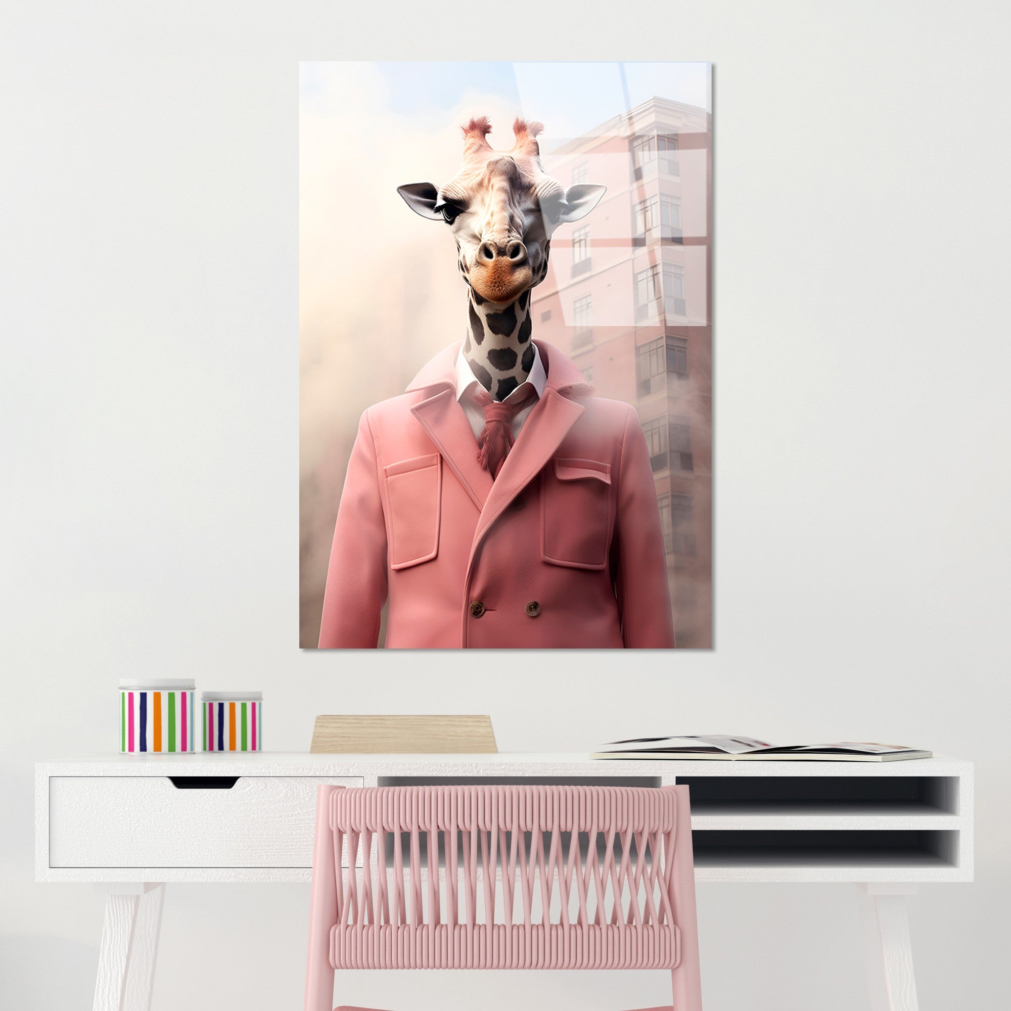 Quadro Decorativo em Vidro Temperado 70x100 cm (4 mm), Multicolor – UV-1171