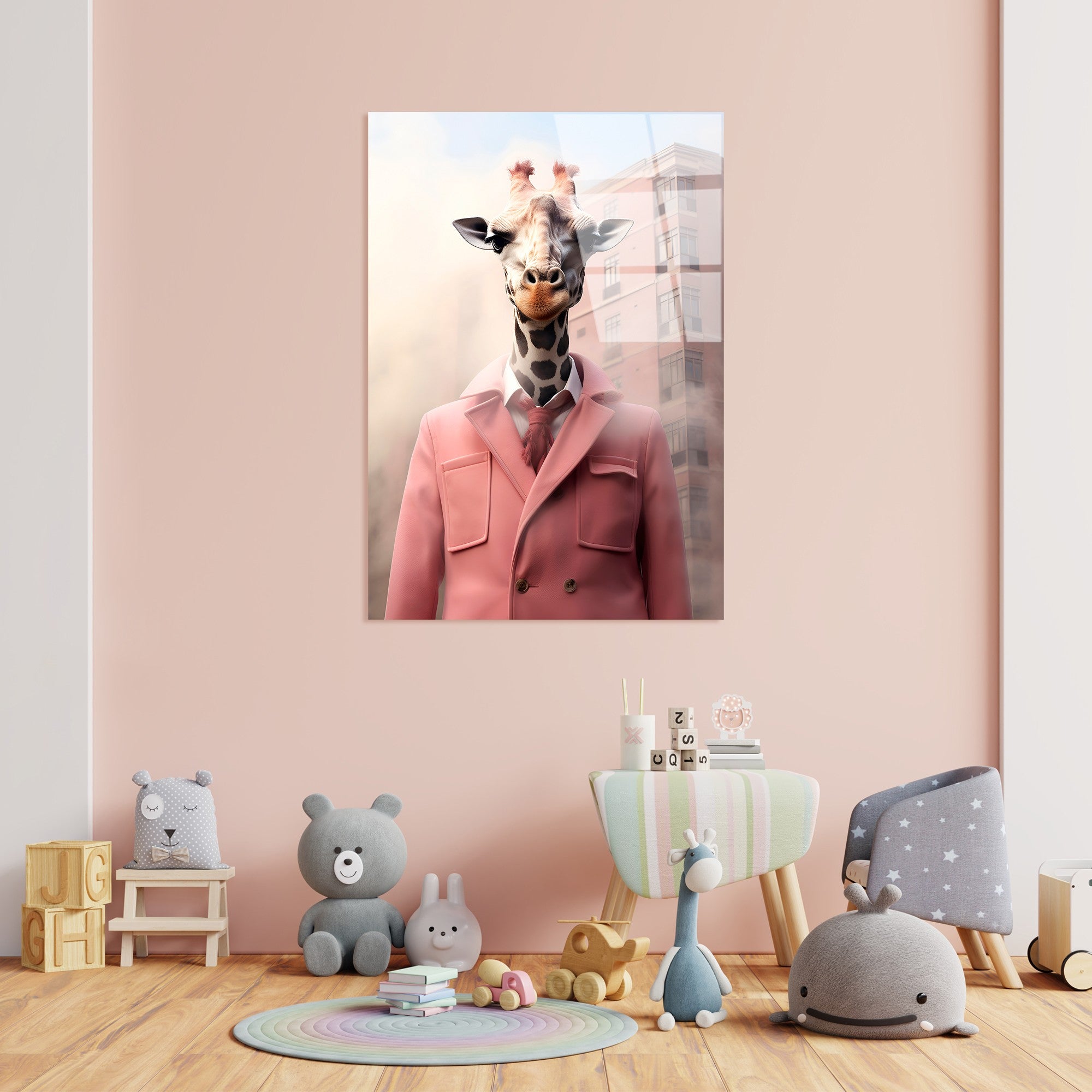 Quadro Decorativo em Vidro Temperado 70x100 cm (4 mm), Multicolor – UV-1171