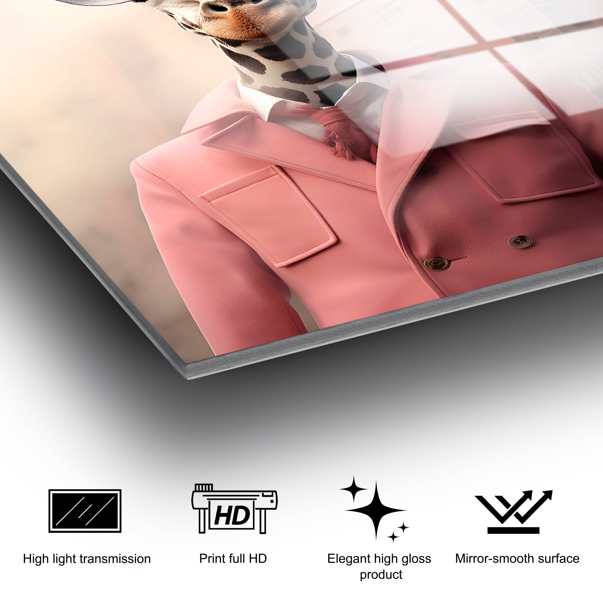 Quadro Decorativo em Vidro Temperado 70x100 cm (4 mm), Multicolor – UV-1171