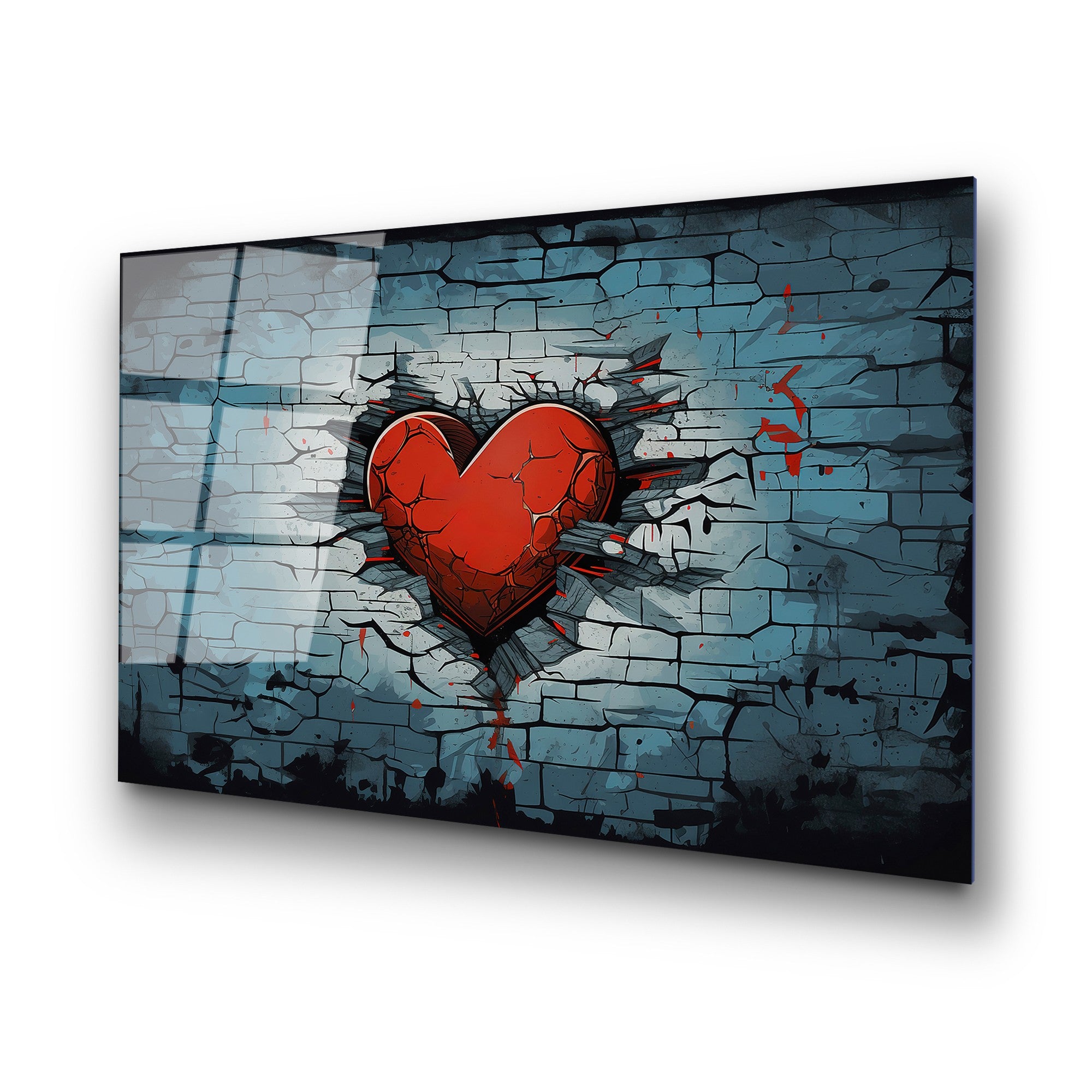 Quadro Decorativo em Vidro Temperado UV-1172, Multicolor, 70x100 cm (4 mm)