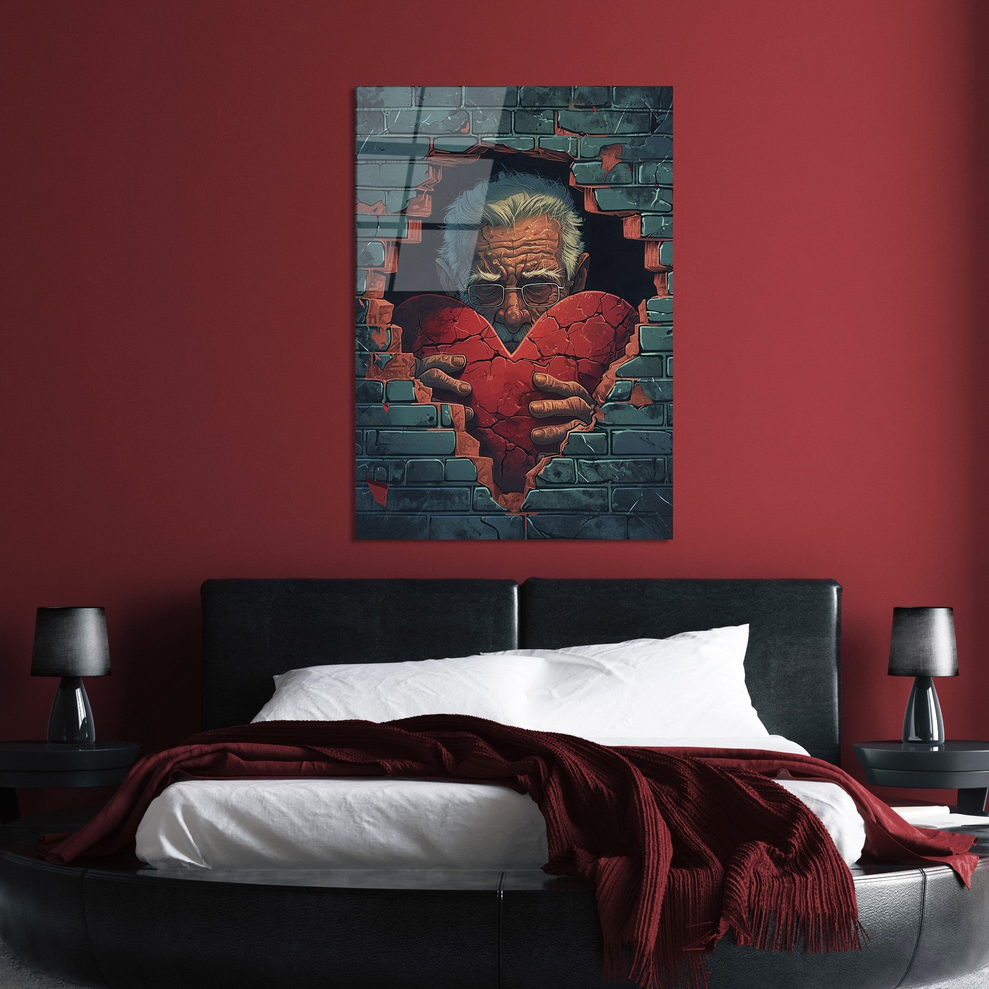 Quadro Decorativo em Vidro Temperado UV-1173, 70 x 100 cm, Multicolor, 4 mm, 7,617 kg