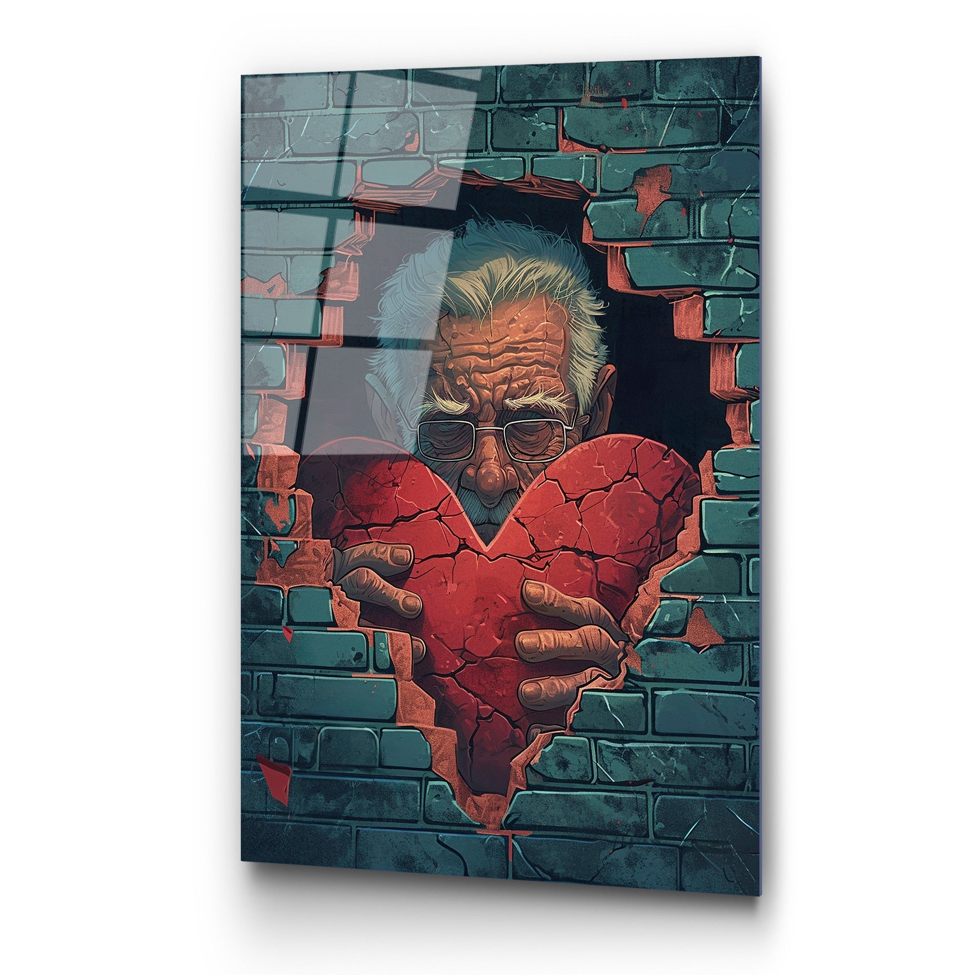 Quadro Decorativo em Vidro Temperado UV-1173, 70 x 100 cm, Multicolor, 4 mm, 7,617 kg