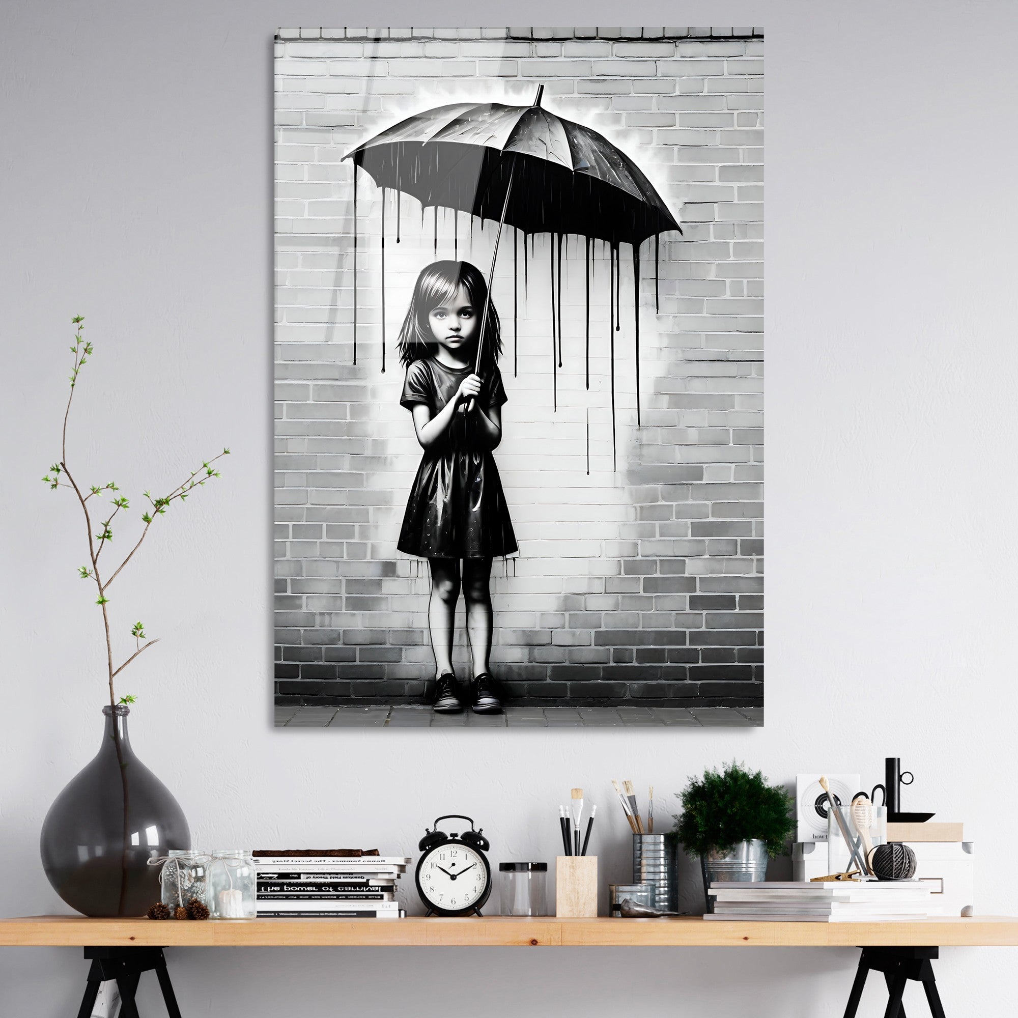 Quadro Decorativo em Vidro Temperado UV-1177, 70 x 100 cm, 4 mm, Multicolorido