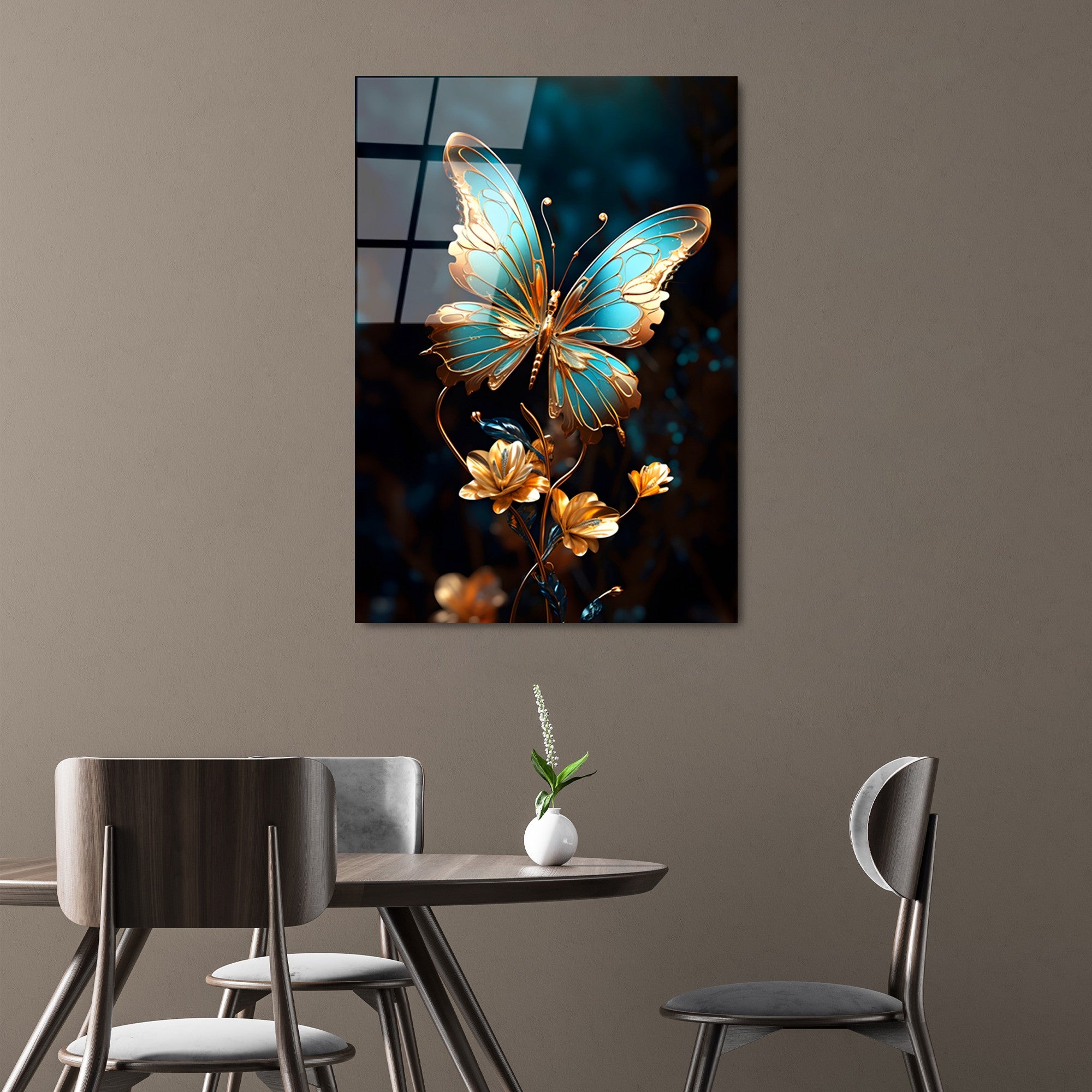 Quadro Decorativo em Vidro Temperado 4 mm Multicolor 70x100 cm – UV-1178 (123BZM2666)