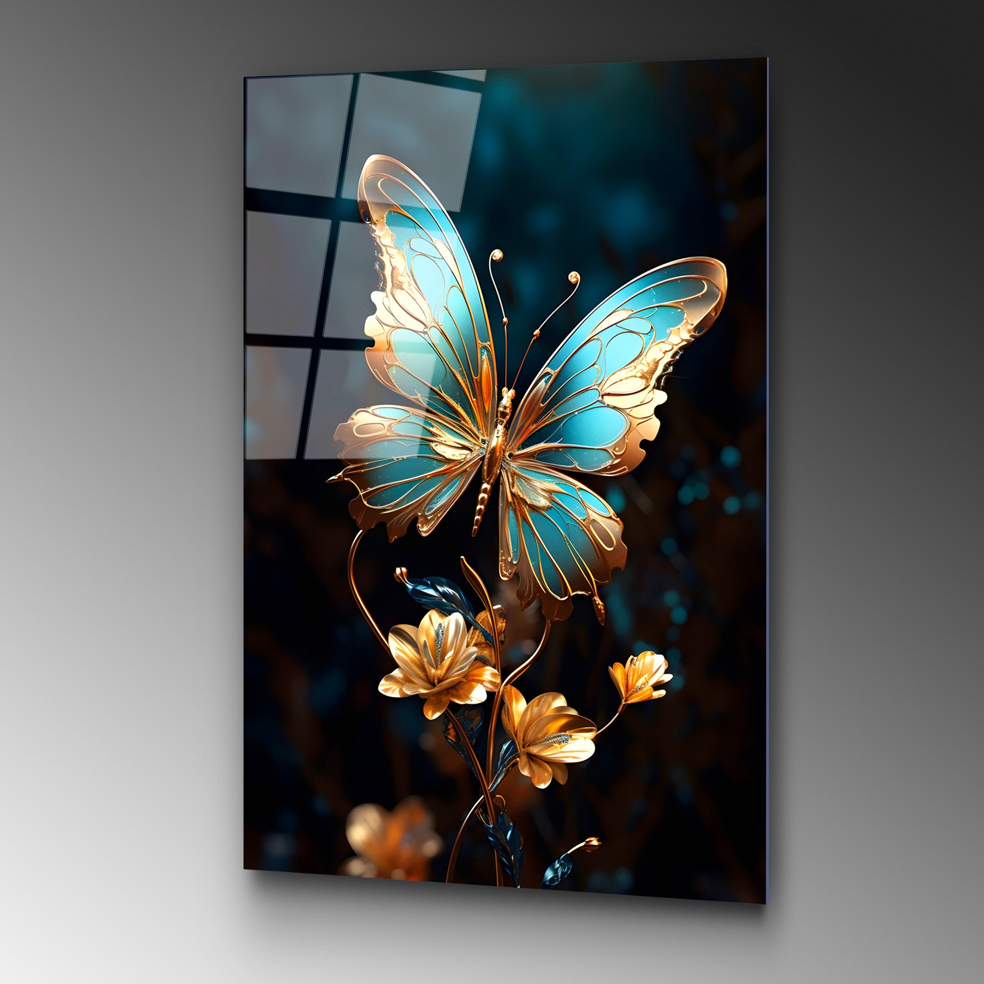 Quadro Decorativo em Vidro Temperado 4 mm Multicolor 70x100 cm – UV-1178 (123BZM2666)