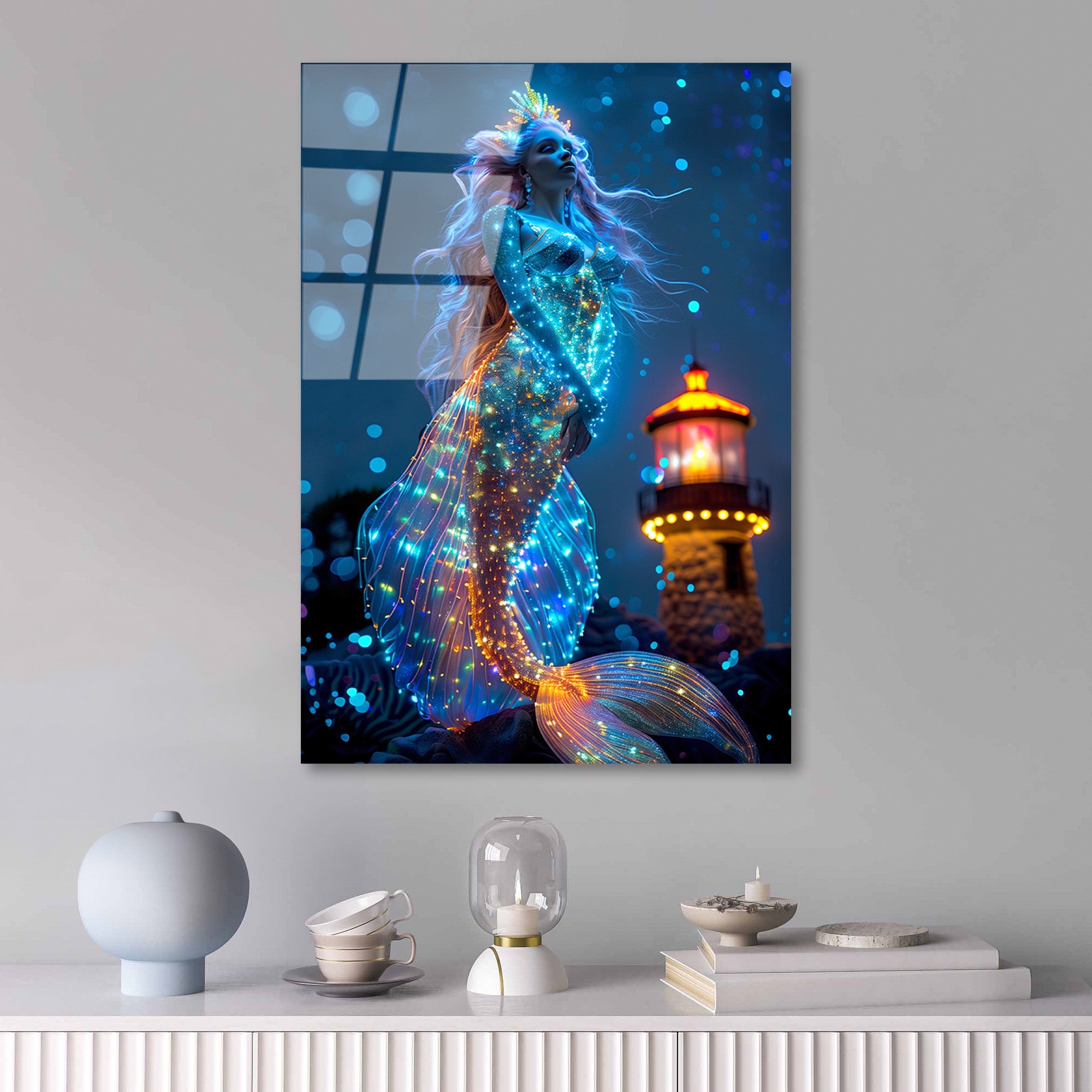 Quadro Decorativo em Vidro Temperado UV-1180, Multicolor, 70 x 100 cm (4 mm)