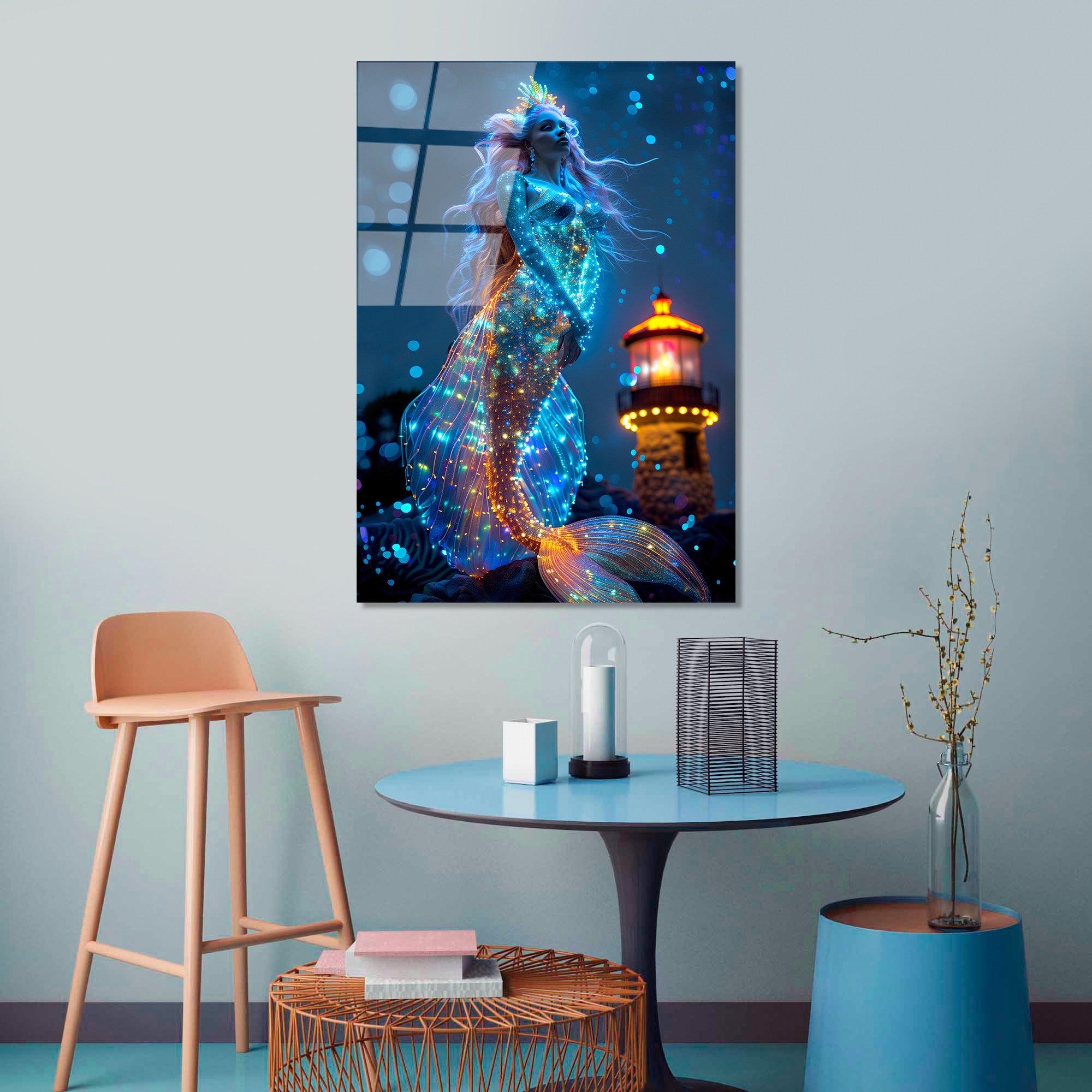 Quadro Decorativo em Vidro Temperado UV-1180, Multicolor, 70 x 100 cm (4 mm)