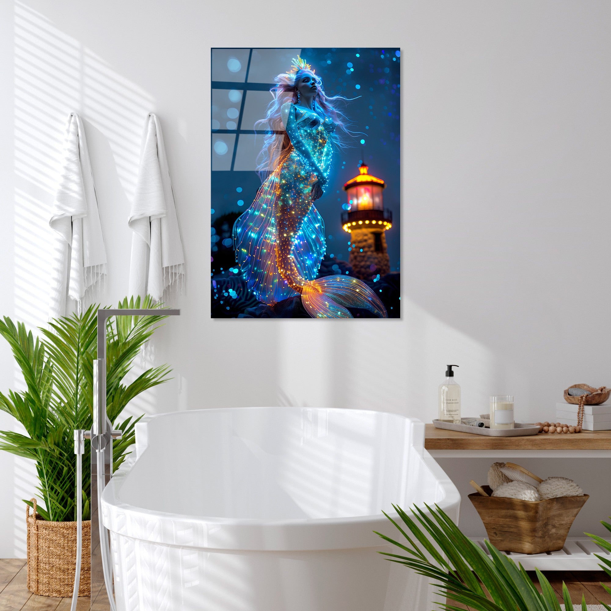 Quadro Decorativo em Vidro Temperado UV-1180, Multicolor, 70 x 100 cm (4 mm)