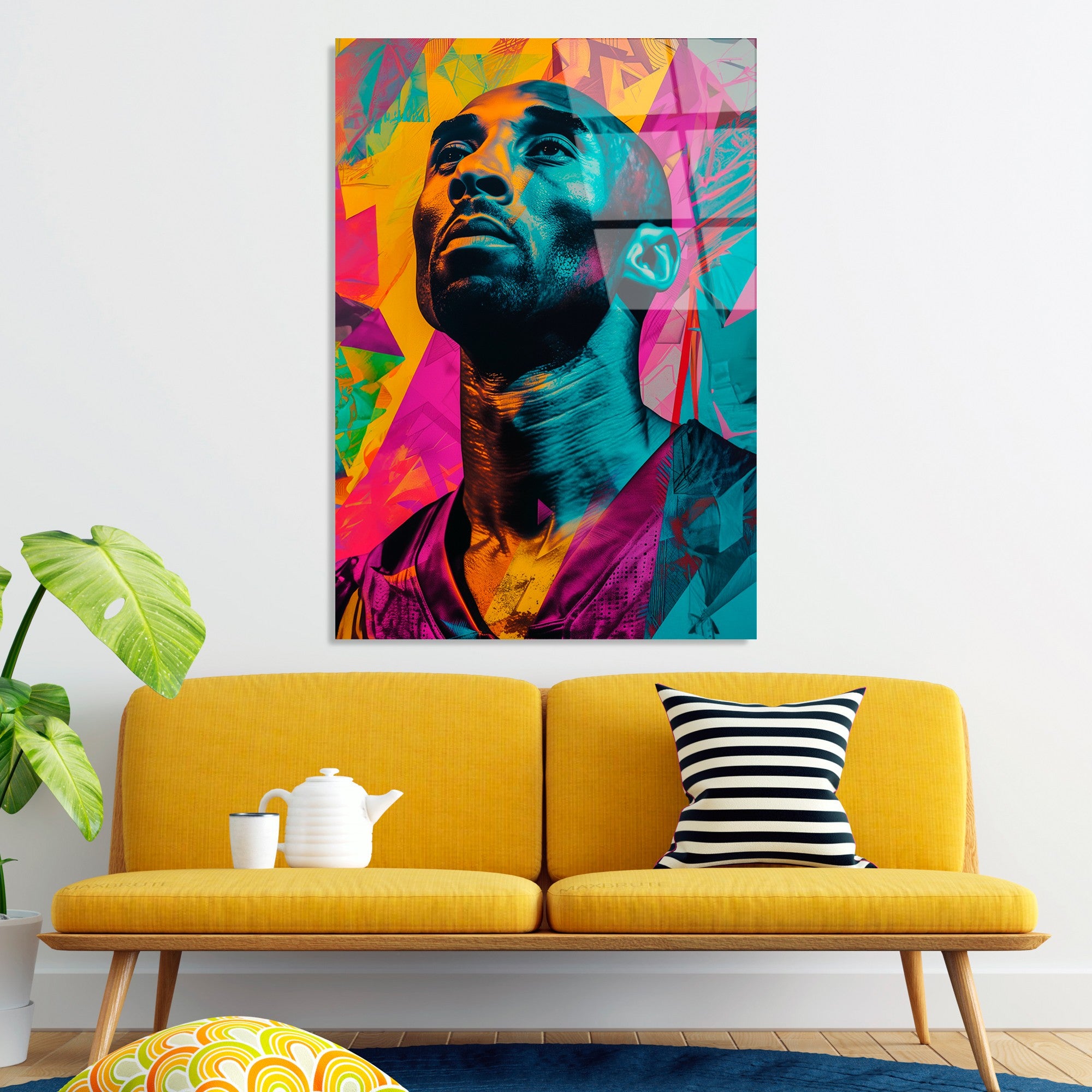 Quadro Decorativo em Vidro Temperado 70x100 cm (4 mm) Multicolor – UV-1181 (123BZM2669)