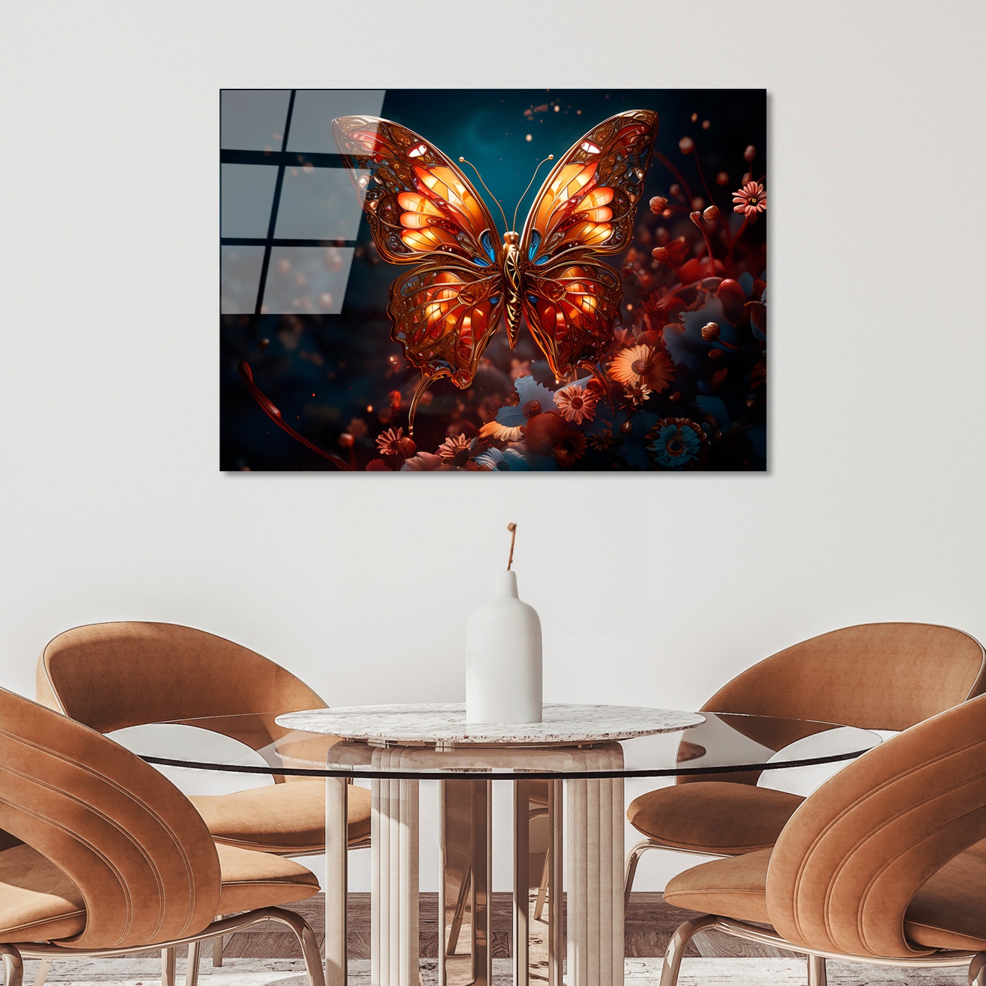 Quadro Decorativo em Vidro Temperado 100% 4 mm, 70x100 cm – Multicolor | UV-1182