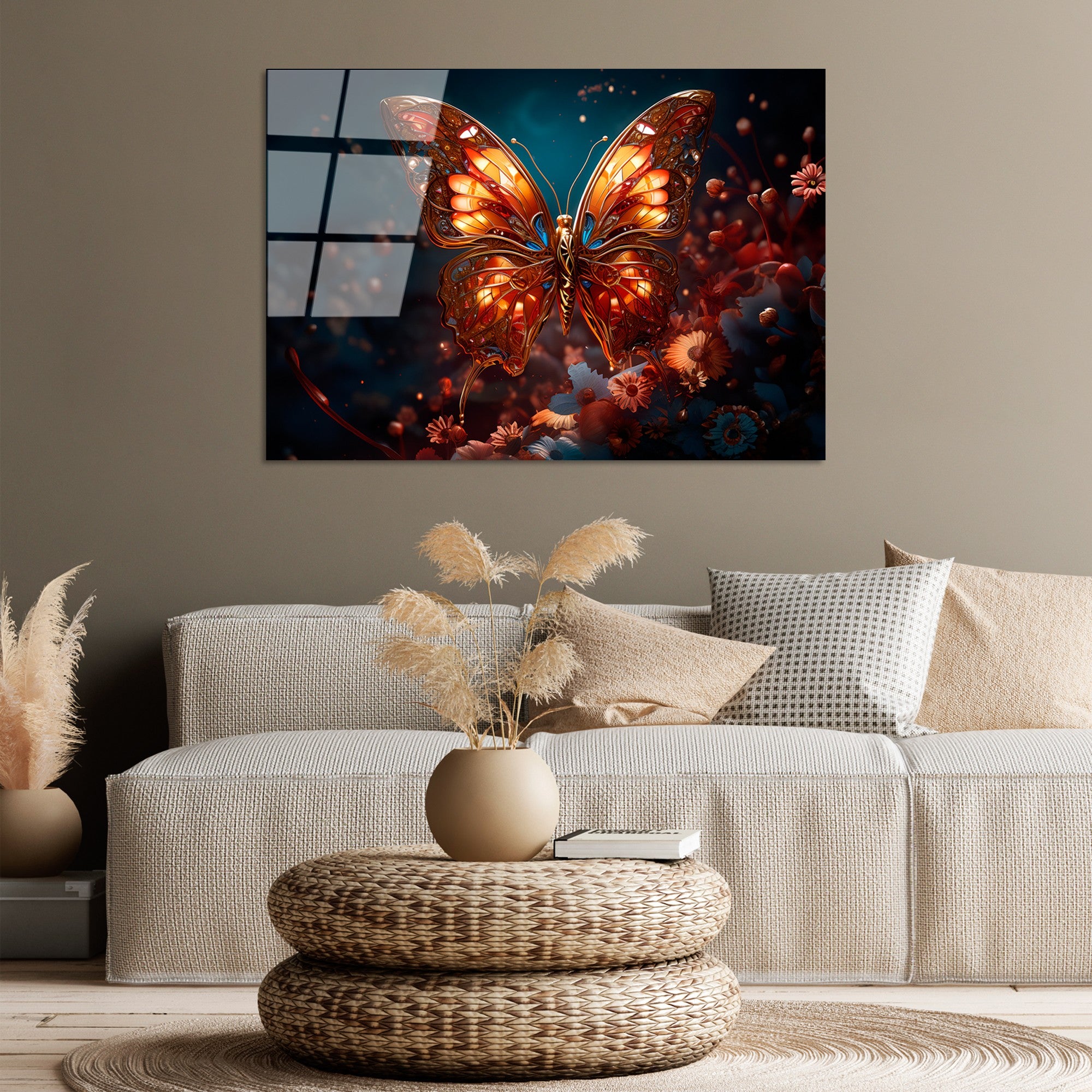 Quadro Decorativo em Vidro Temperado 100% 4 mm, 70x100 cm – Multicolor | UV-1182