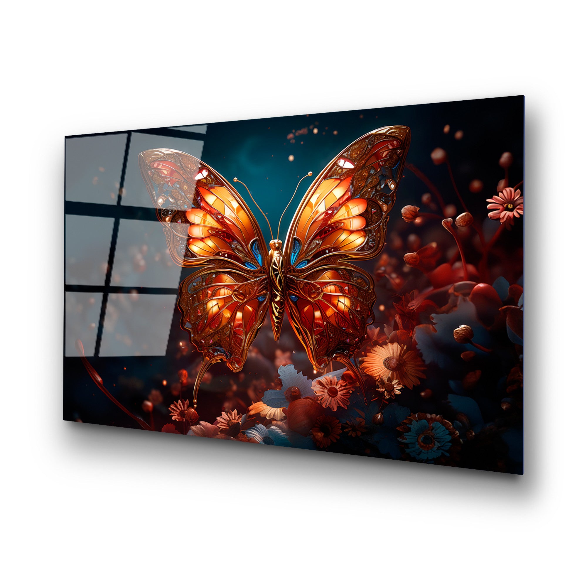 Quadro Decorativo em Vidro Temperado 100% 4 mm, 70x100 cm – Multicolor | UV-1182