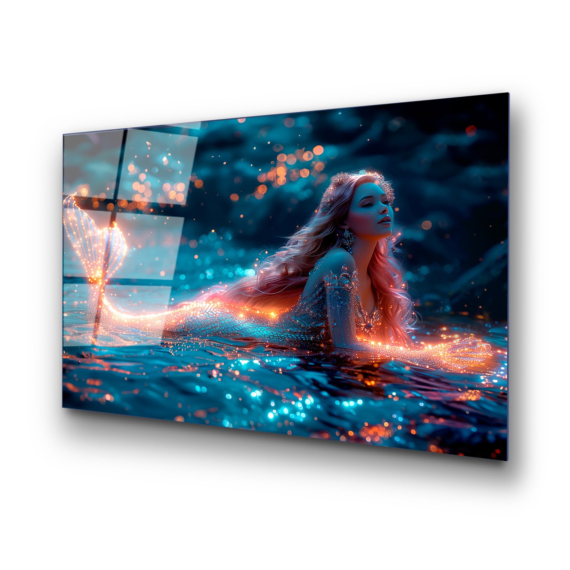 Quadro Decorativo em Vidro Temperado UV-1183, 70 x 100 cm, Multicolor, Vidro 4 mm