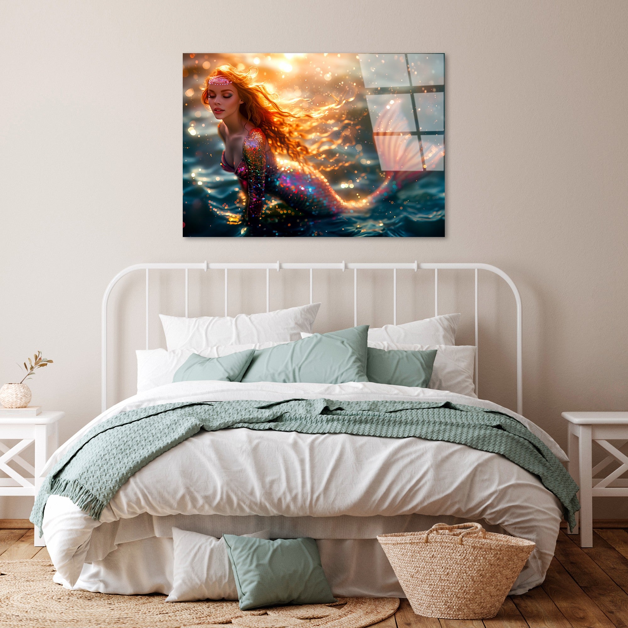 Quadro Decorativo em Vidro Temperado 70 x 100 cm Multicolor UV-1184 (4 mm)