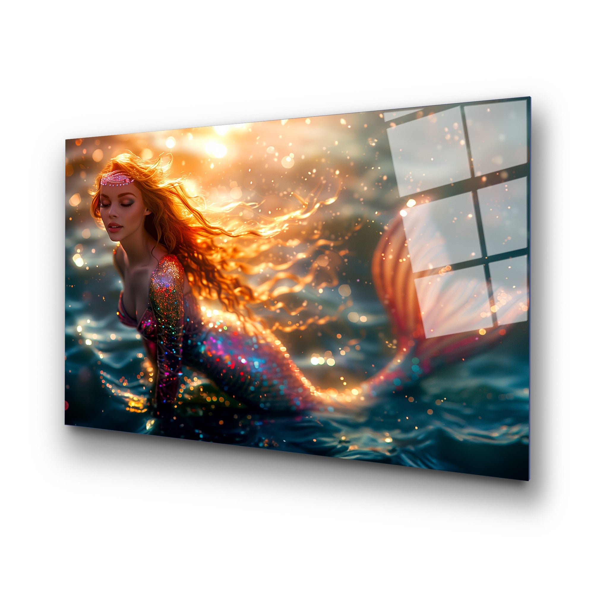 Quadro Decorativo em Vidro Temperado 70 x 100 cm Multicolor UV-1184 (4 mm)