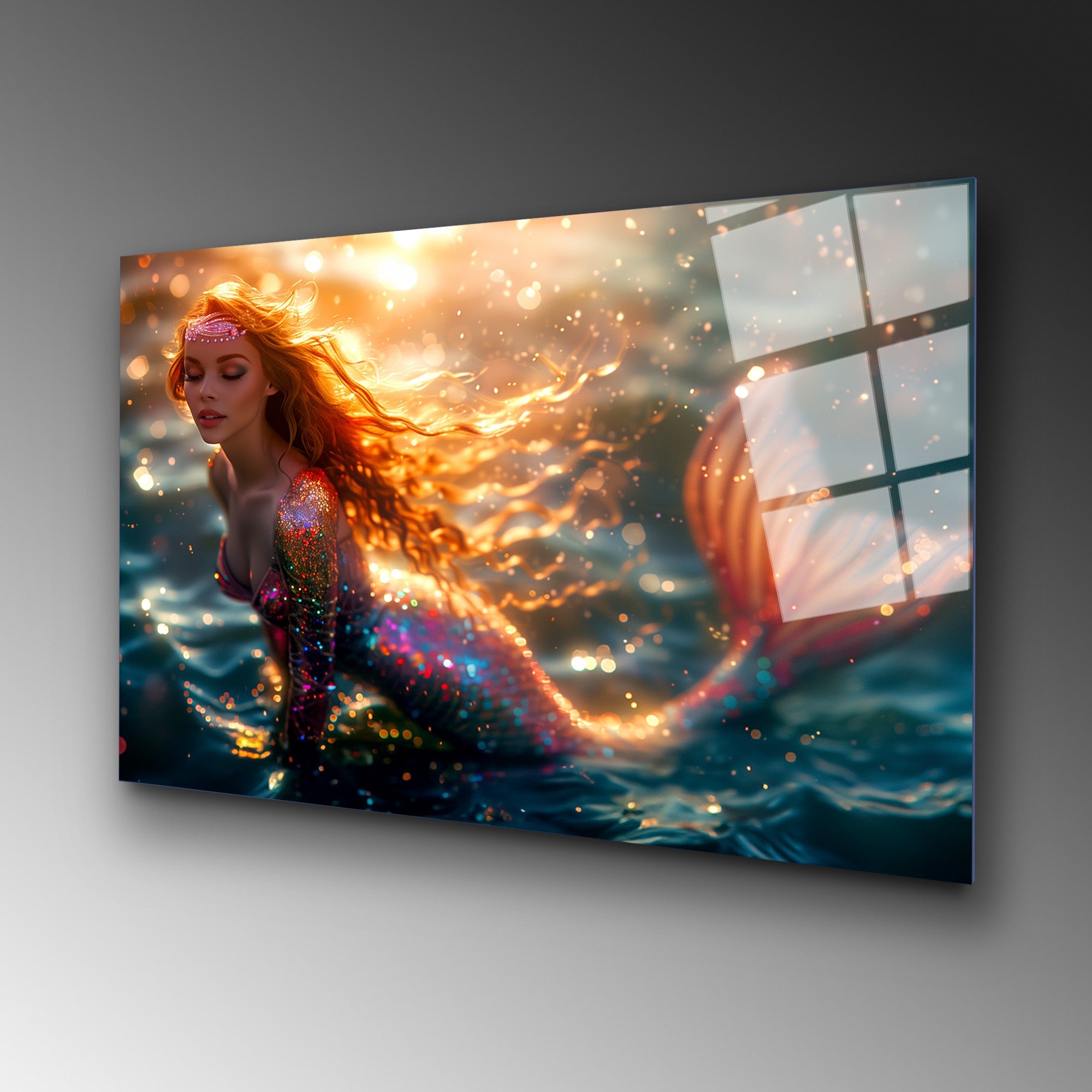 Quadro Decorativo em Vidro Temperado 70 x 100 cm Multicolor UV-1184 (4 mm)