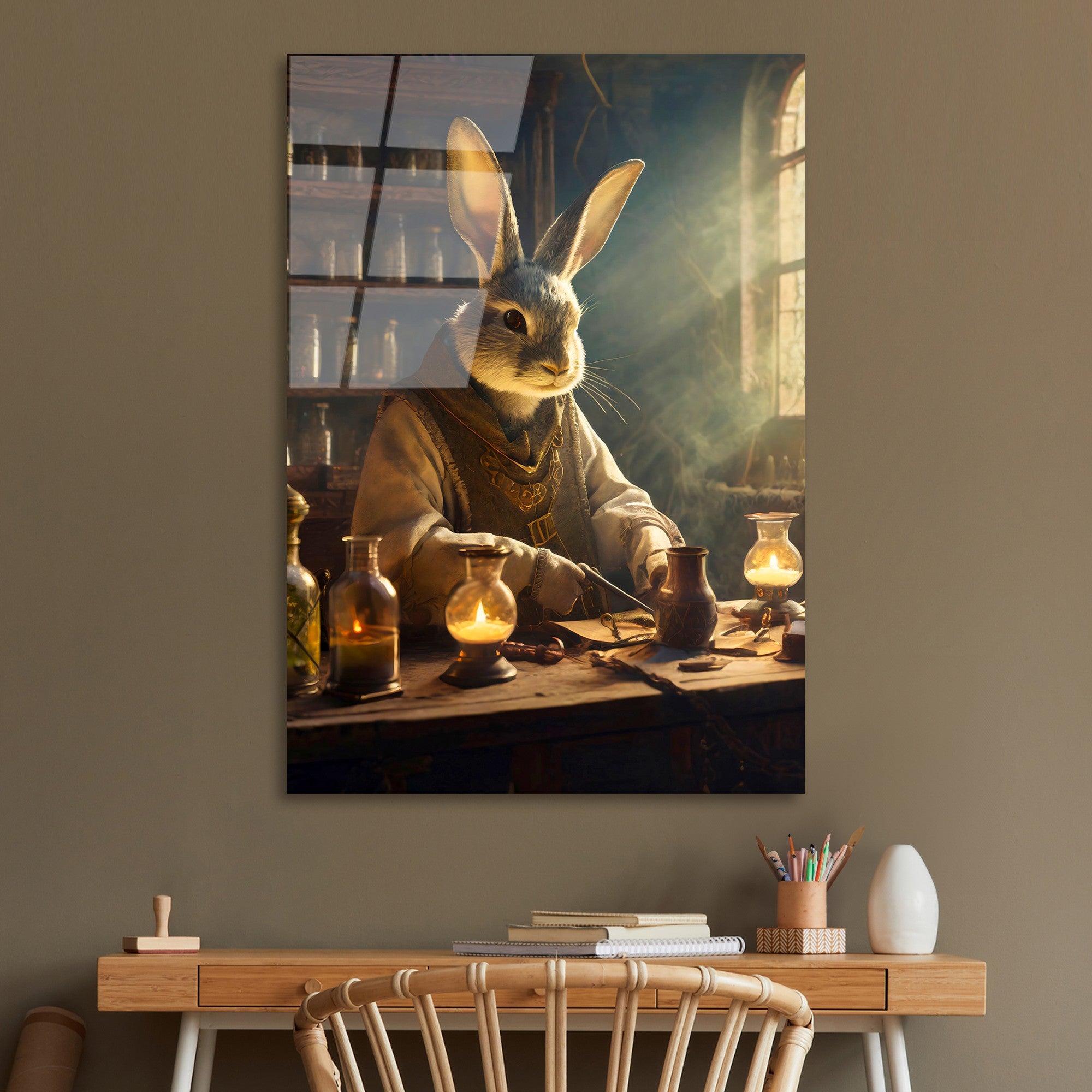 Quadro Decorativo em Vidro Temperado 100% UV-1186, Multicolor, 70 x 100 cm (4 mm)