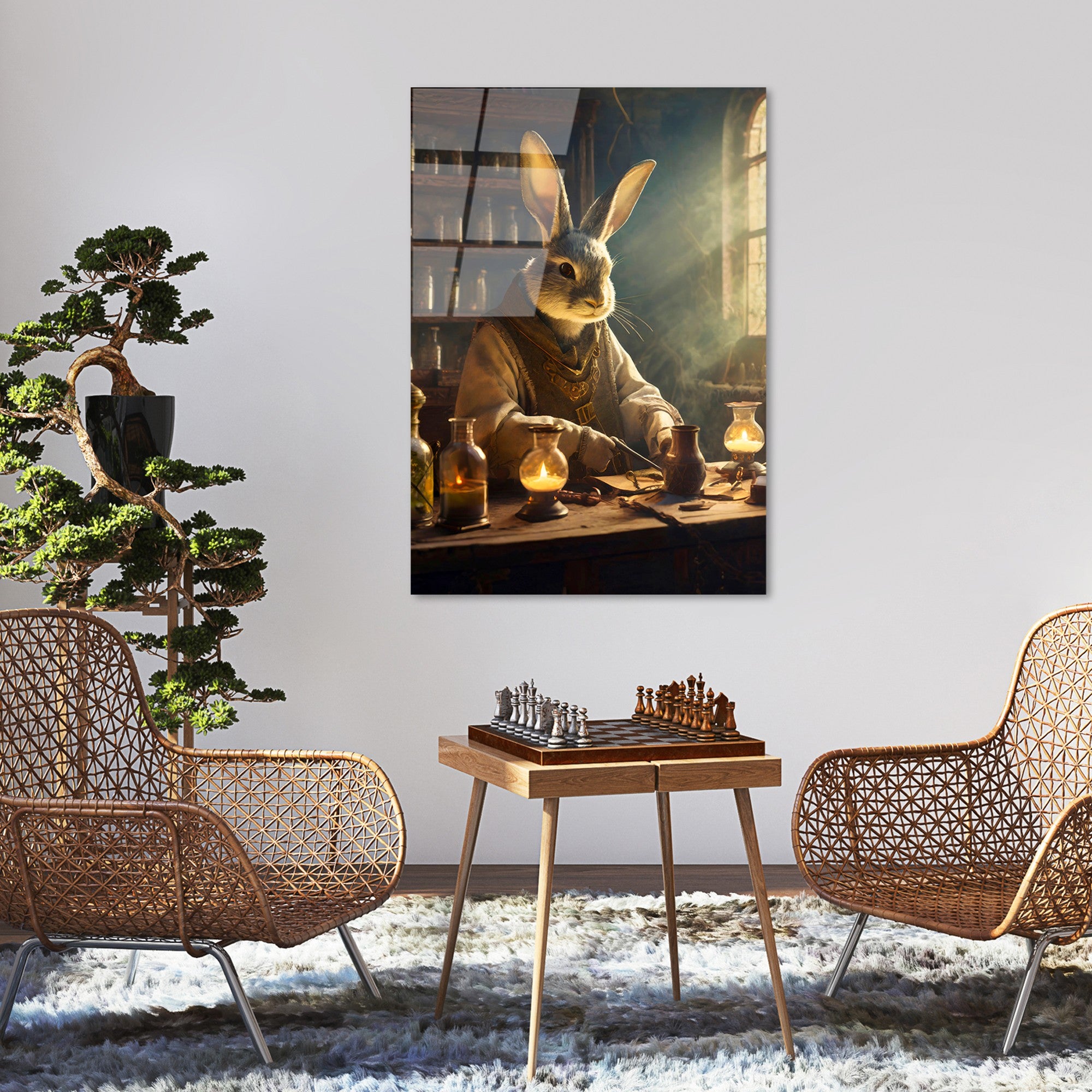 Quadro Decorativo em Vidro Temperado 100% UV-1186, Multicolor, 70 x 100 cm (4 mm)