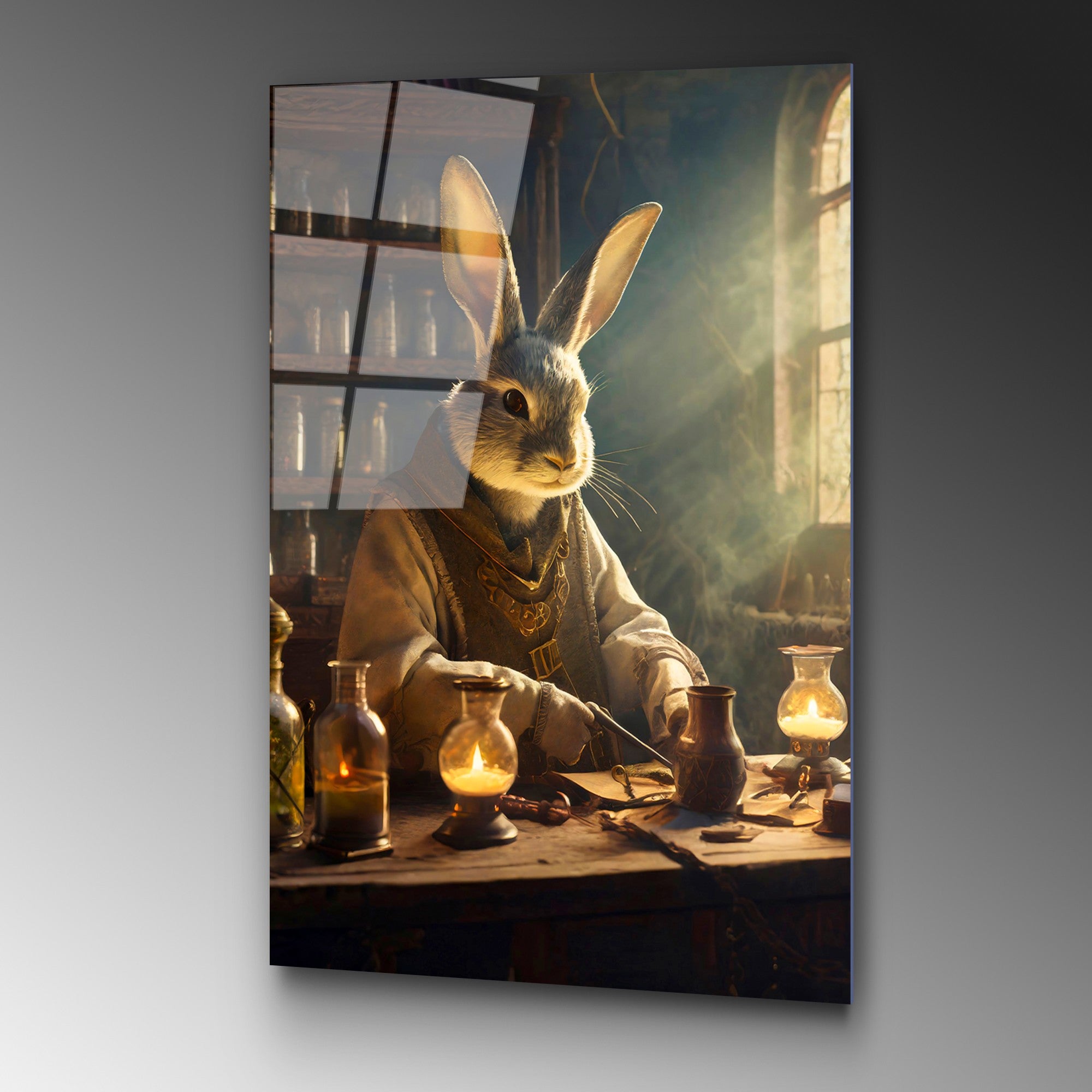 Quadro Decorativo em Vidro Temperado 100% UV-1186, Multicolor, 70 x 100 cm (4 mm)