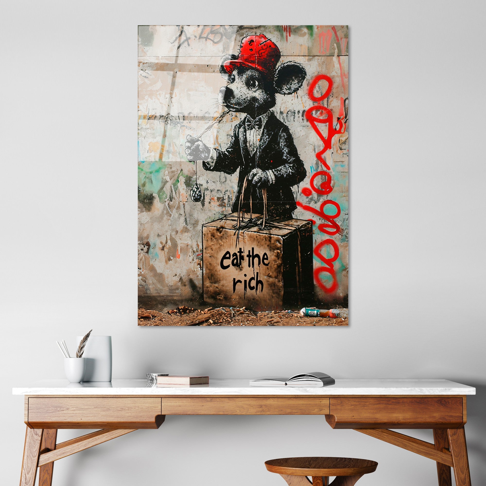 Quadro Decorativo em Vidro Temperado 4 mm Multicolor 70 x 100 cm – UV-1190 (123BZM2678)