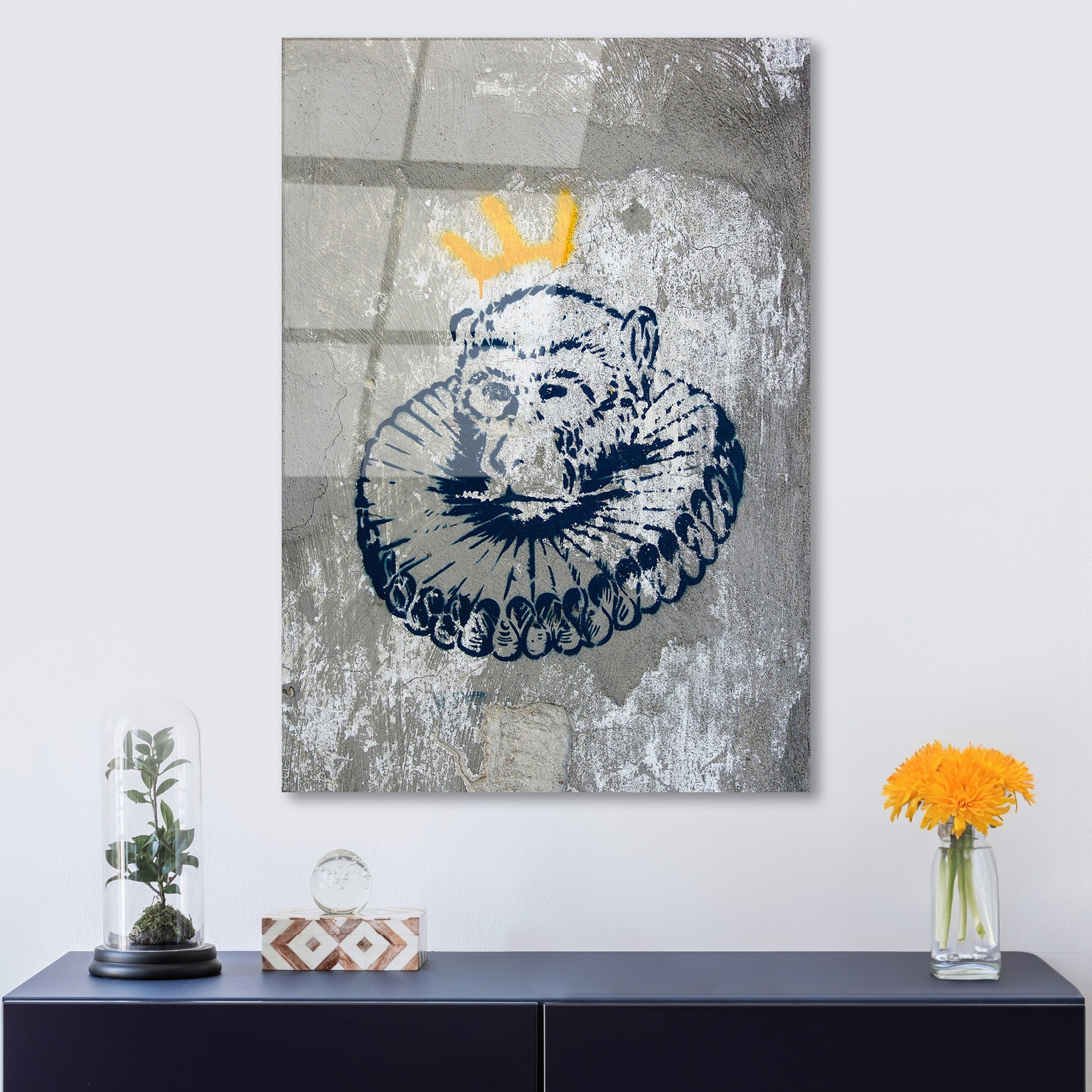 Quadro Decorativo em Vidro Temperado UV-1191, Multicolor, 70 x 100 cm, 4 mm