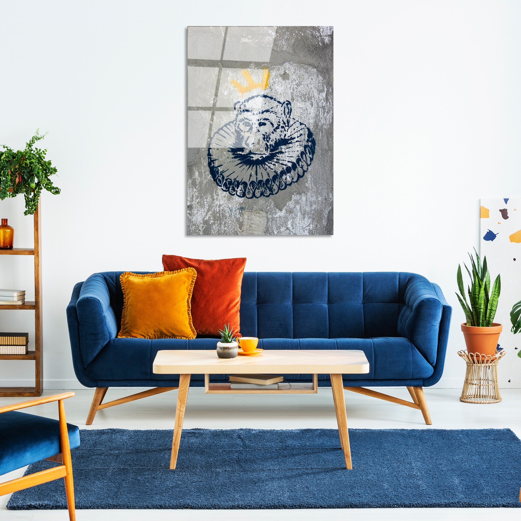 Quadro Decorativo em Vidro Temperado UV-1191, Multicolor, 70 x 100 cm, 4 mm