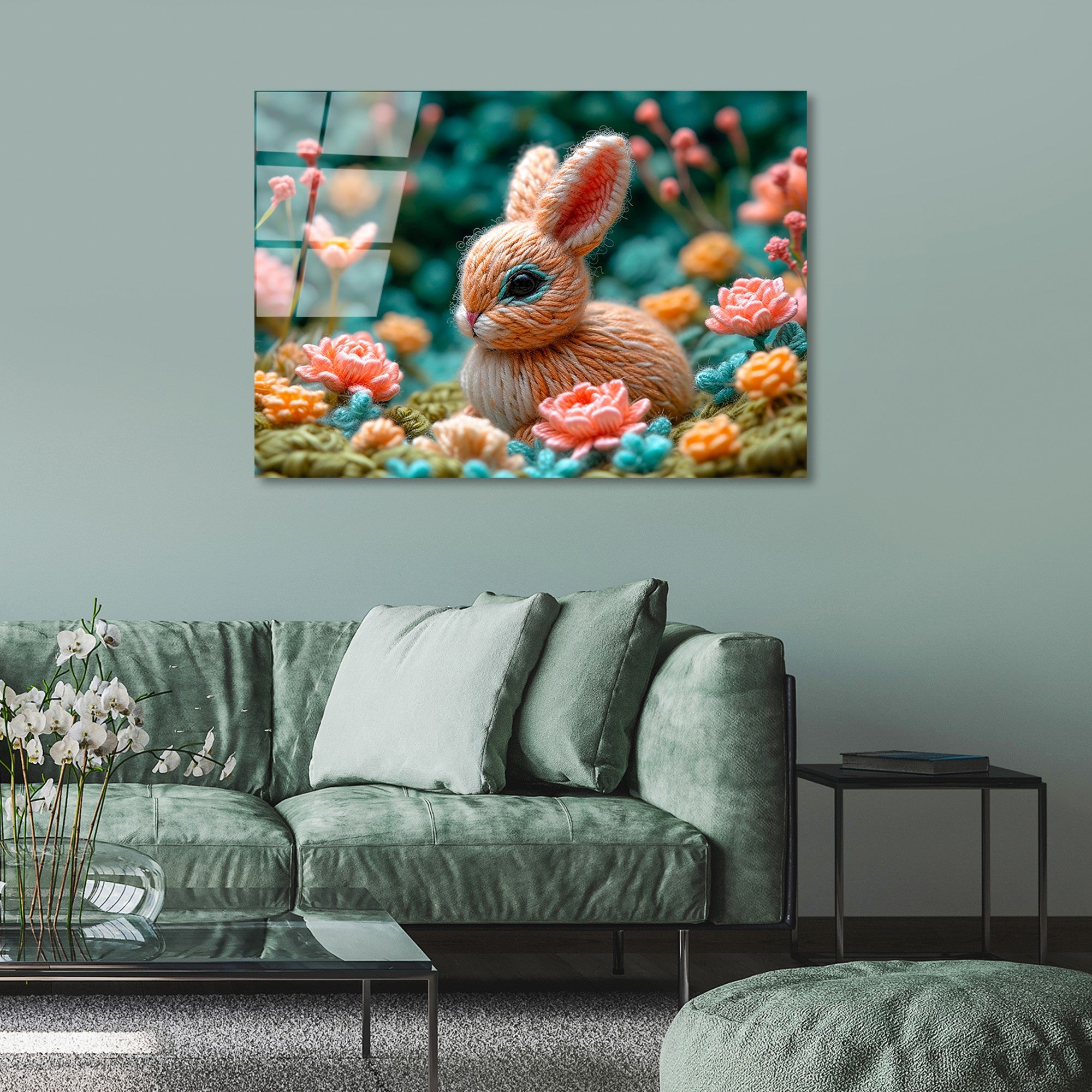 Quadro Decorativo em Vidro 100% Temperado UV-1192, Multicolor, 70 x 100 cm (4 mm)