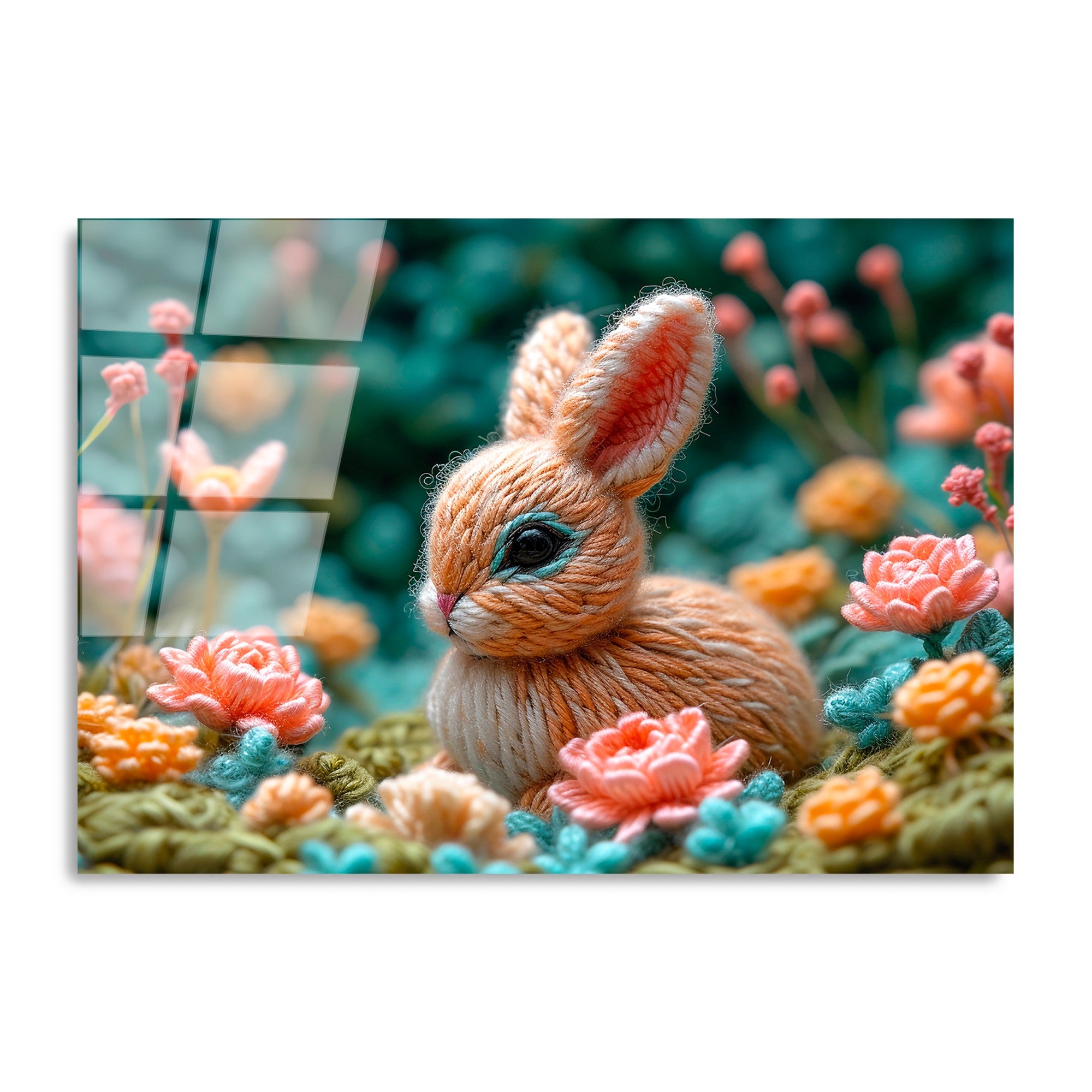 Quadro Decorativo em Vidro 100% Temperado UV-1192, Multicolor, 70 x 100 cm (4 mm)