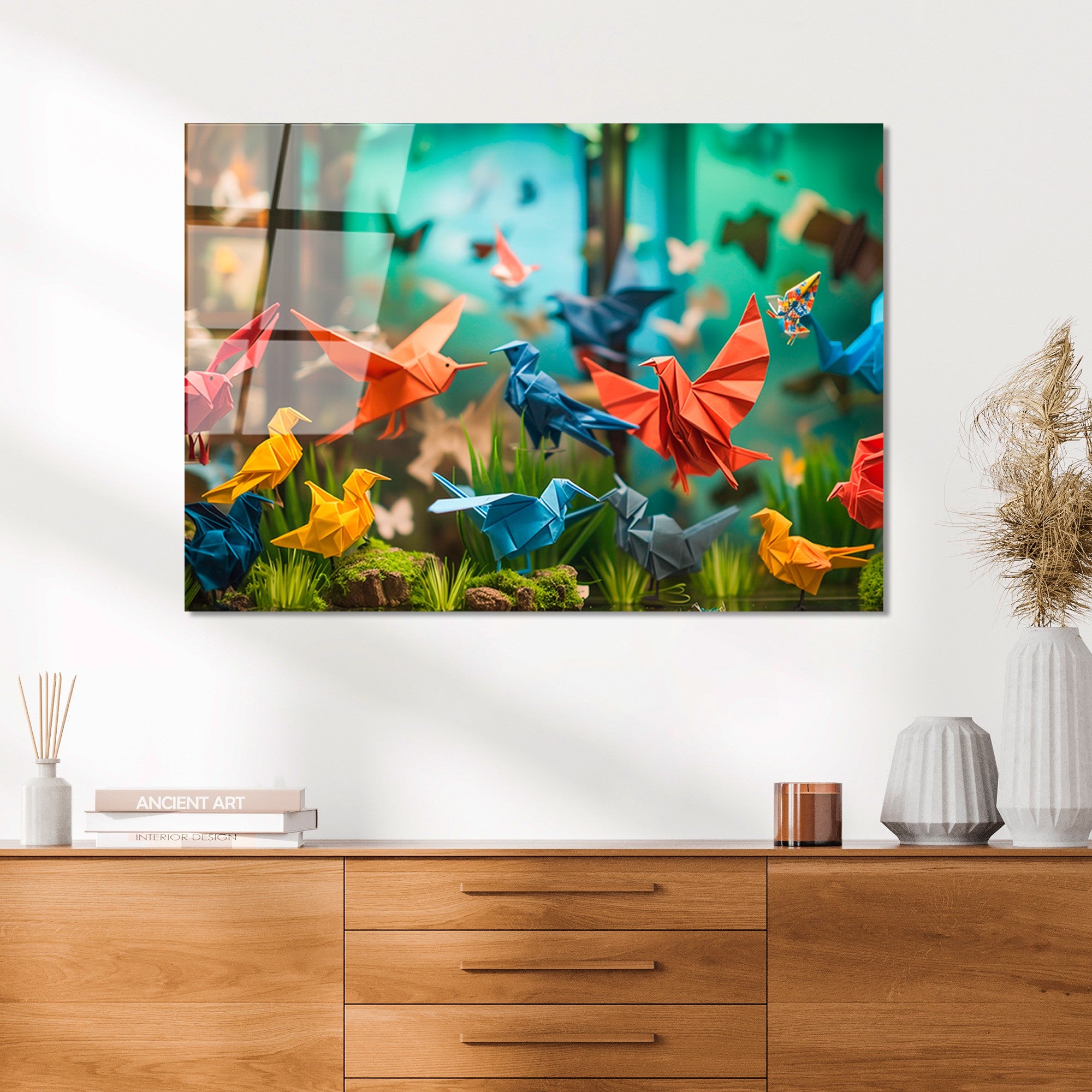 Quadro Decorativo em Vidro Temperado Multicolor UV-1193, 70x100 cm, 4 mm