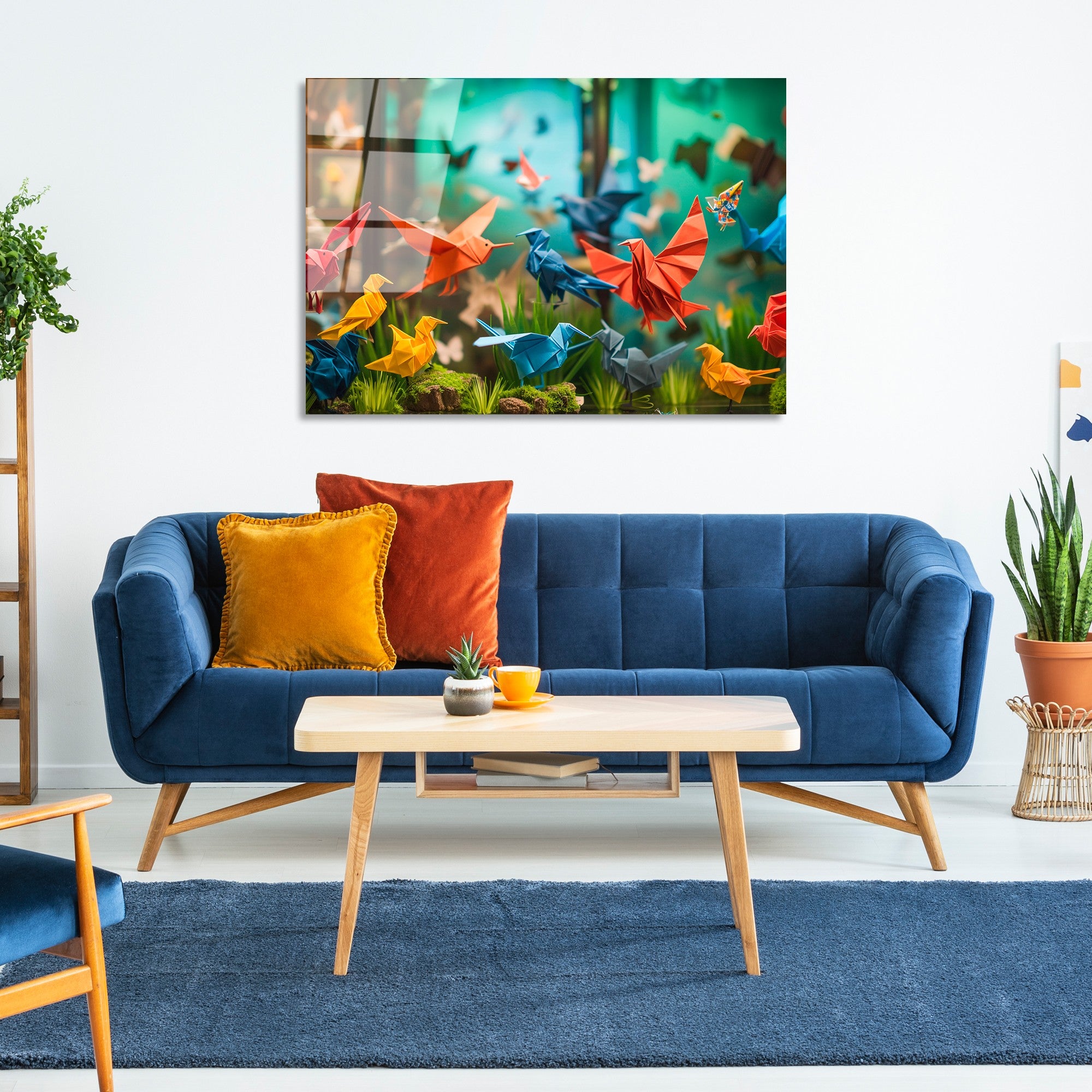 Quadro Decorativo em Vidro Temperado Multicolor UV-1193, 70x100 cm, 4 mm