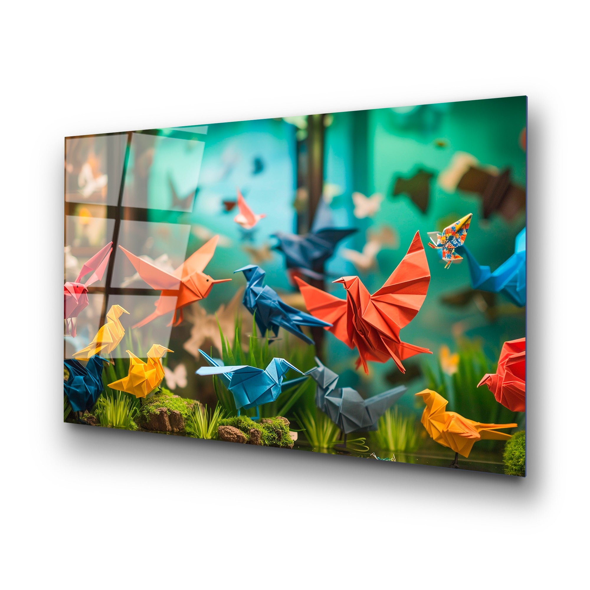 Quadro Decorativo em Vidro Temperado Multicolor UV-1193, 70x100 cm, 4 mm