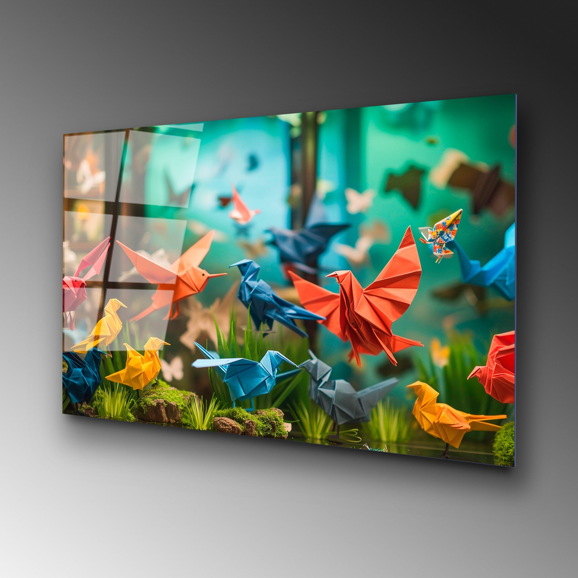 Quadro Decorativo em Vidro Temperado Multicolor UV-1193, 70x100 cm, 4 mm