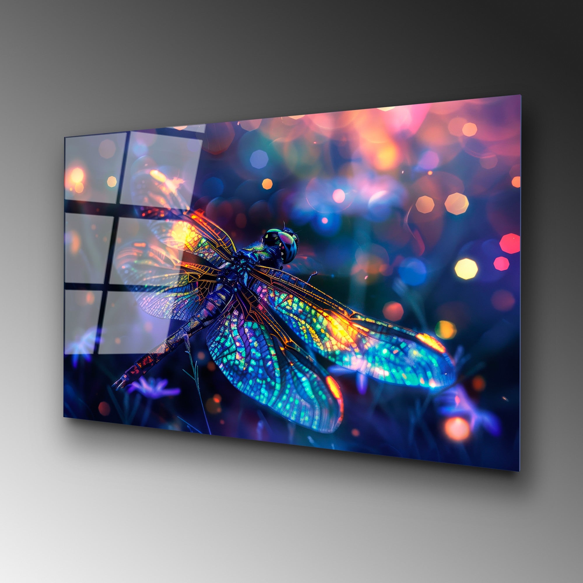 Quadro Decorativo em Vidro Temperado Multicolor 70x100 cm (4 mm) | UV-1194