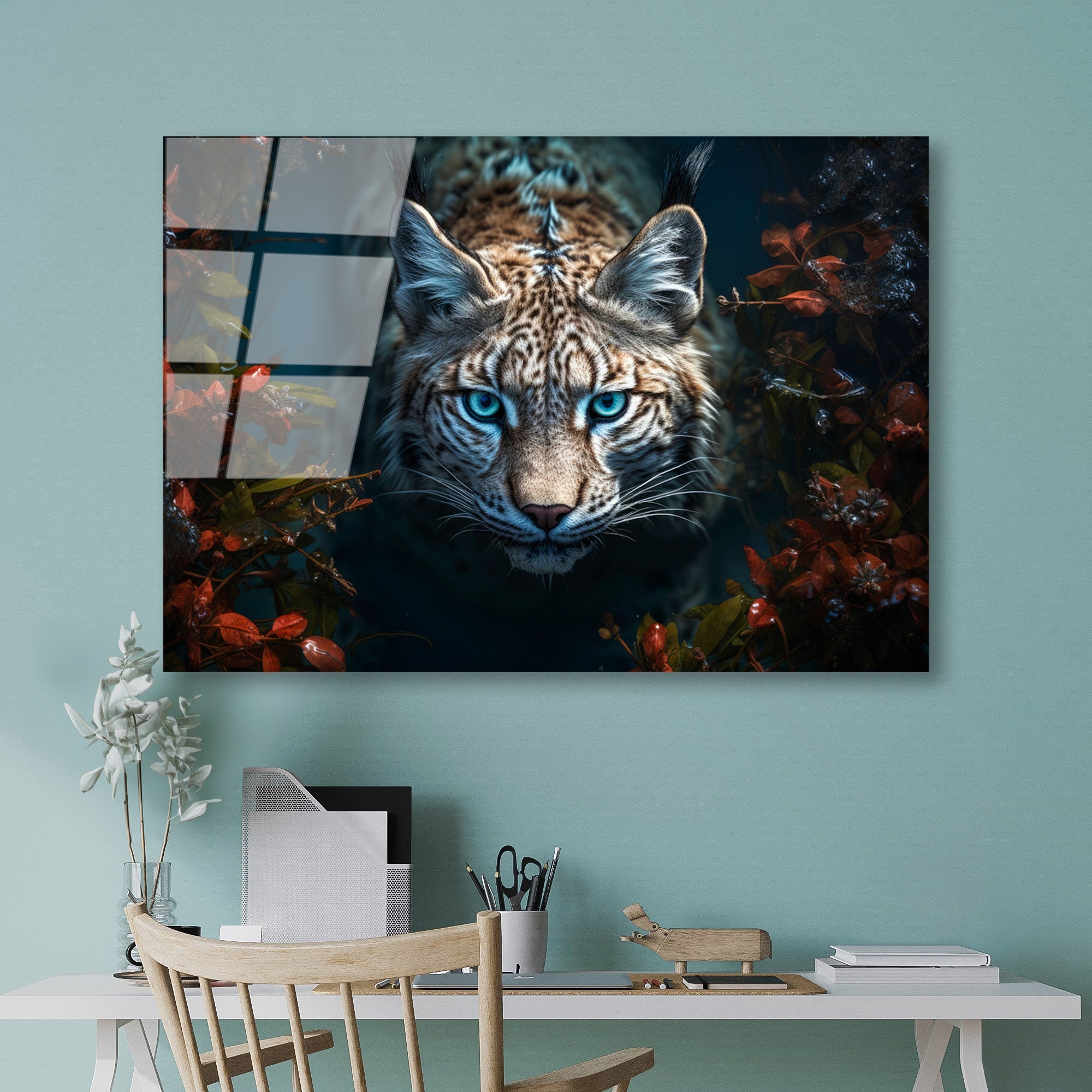 Quadro Decorativo em Vidro Temperado UV-1195 (70 x 100 cm) Multicolor – 4 mm