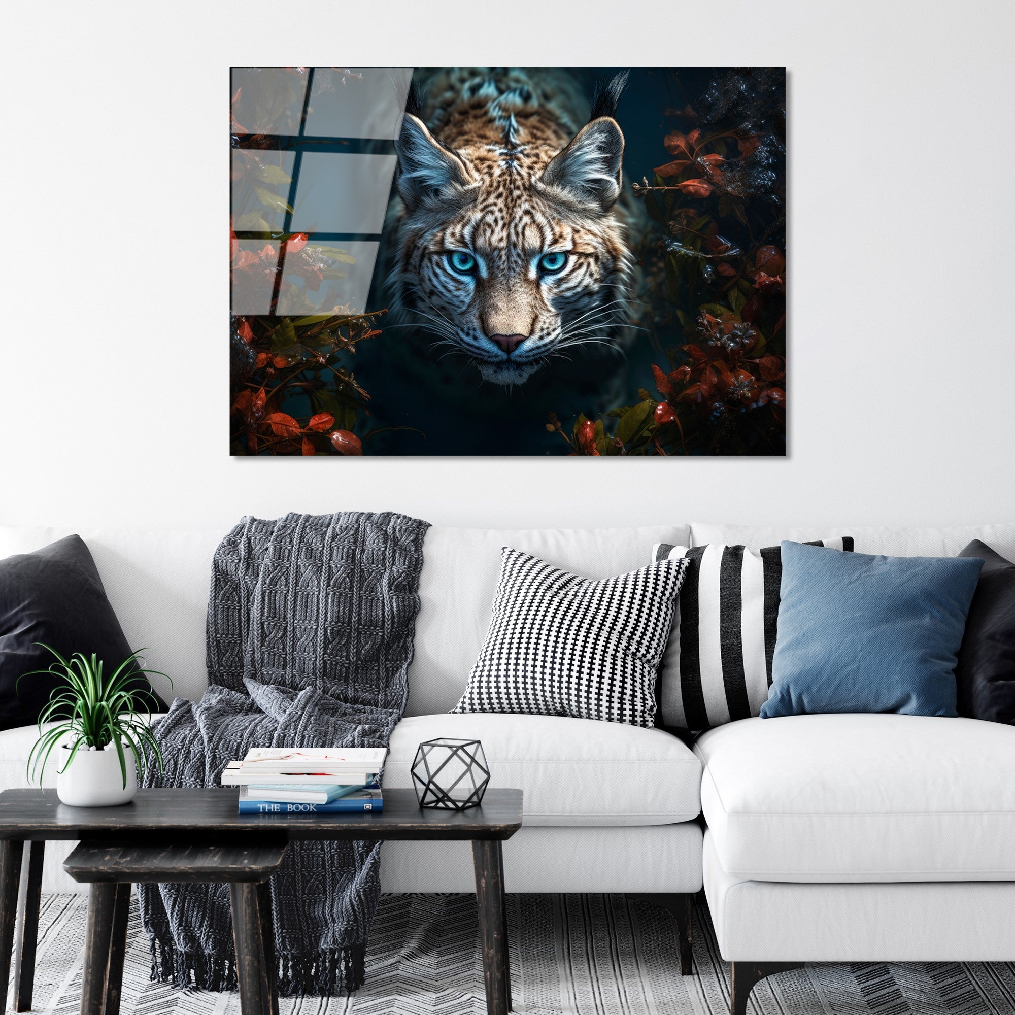 Quadro Decorativo em Vidro Temperado UV-1195 (70 x 100 cm) Multicolor – 4 mm