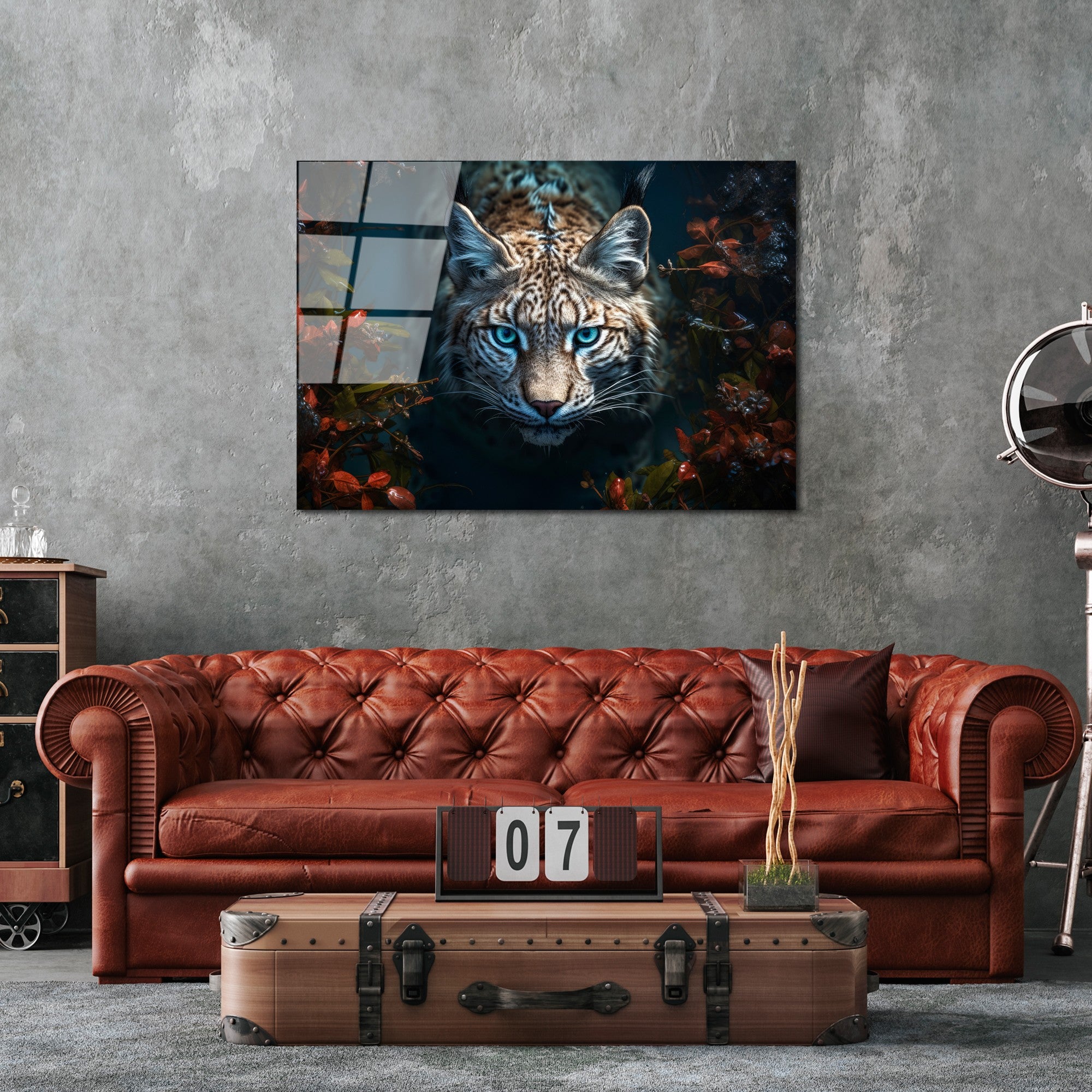 Quadro Decorativo em Vidro Temperado UV-1195 (70 x 100 cm) Multicolor – 4 mm