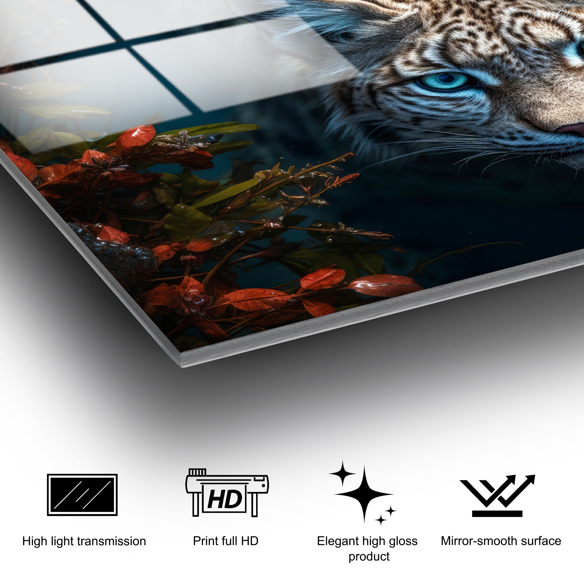 Quadro Decorativo em Vidro Temperado UV-1195 (70 x 100 cm) Multicolor – 4 mm