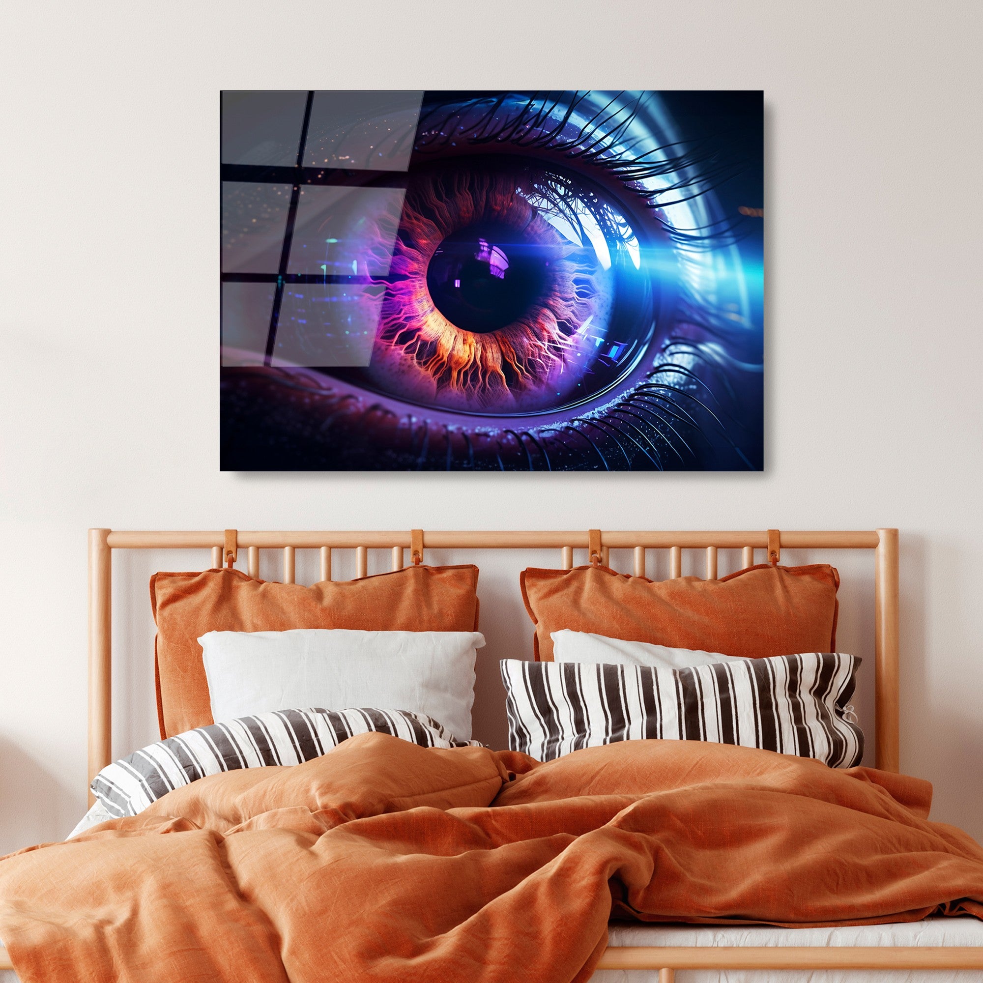 Quadro Decorativo em Vidro Temperado Multicolor 70 x 100 cm – UV-1196 (4 mm)