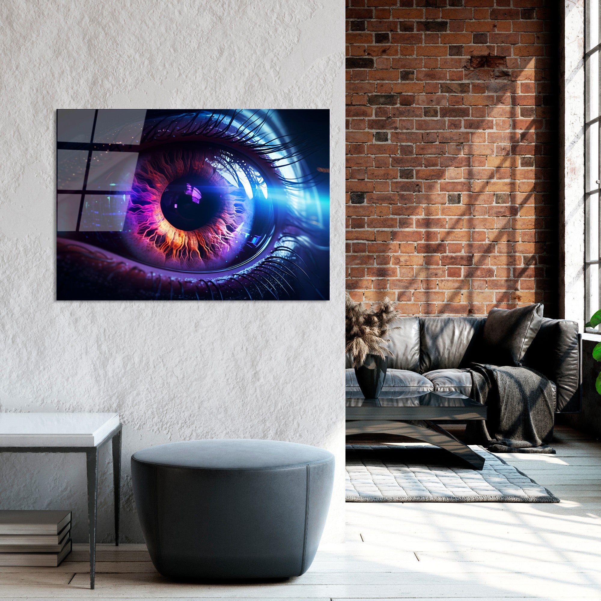 Quadro Decorativo em Vidro Temperado Multicolor 70 x 100 cm – UV-1196 (4 mm)