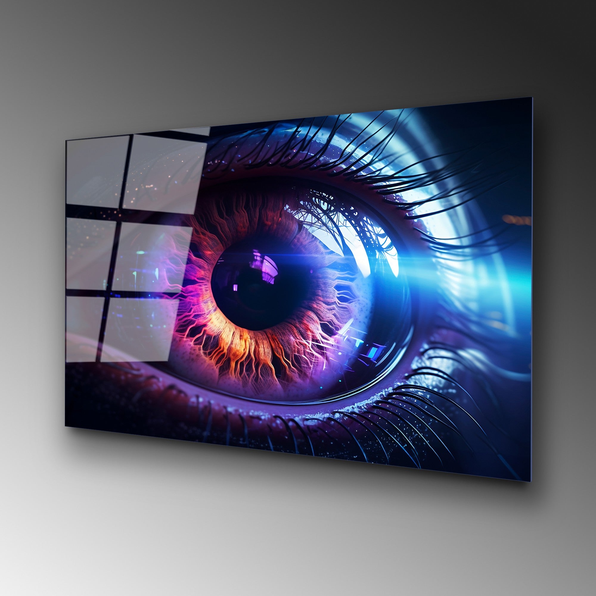 Quadro Decorativo em Vidro Temperado Multicolor 70 x 100 cm – UV-1196 (4 mm)