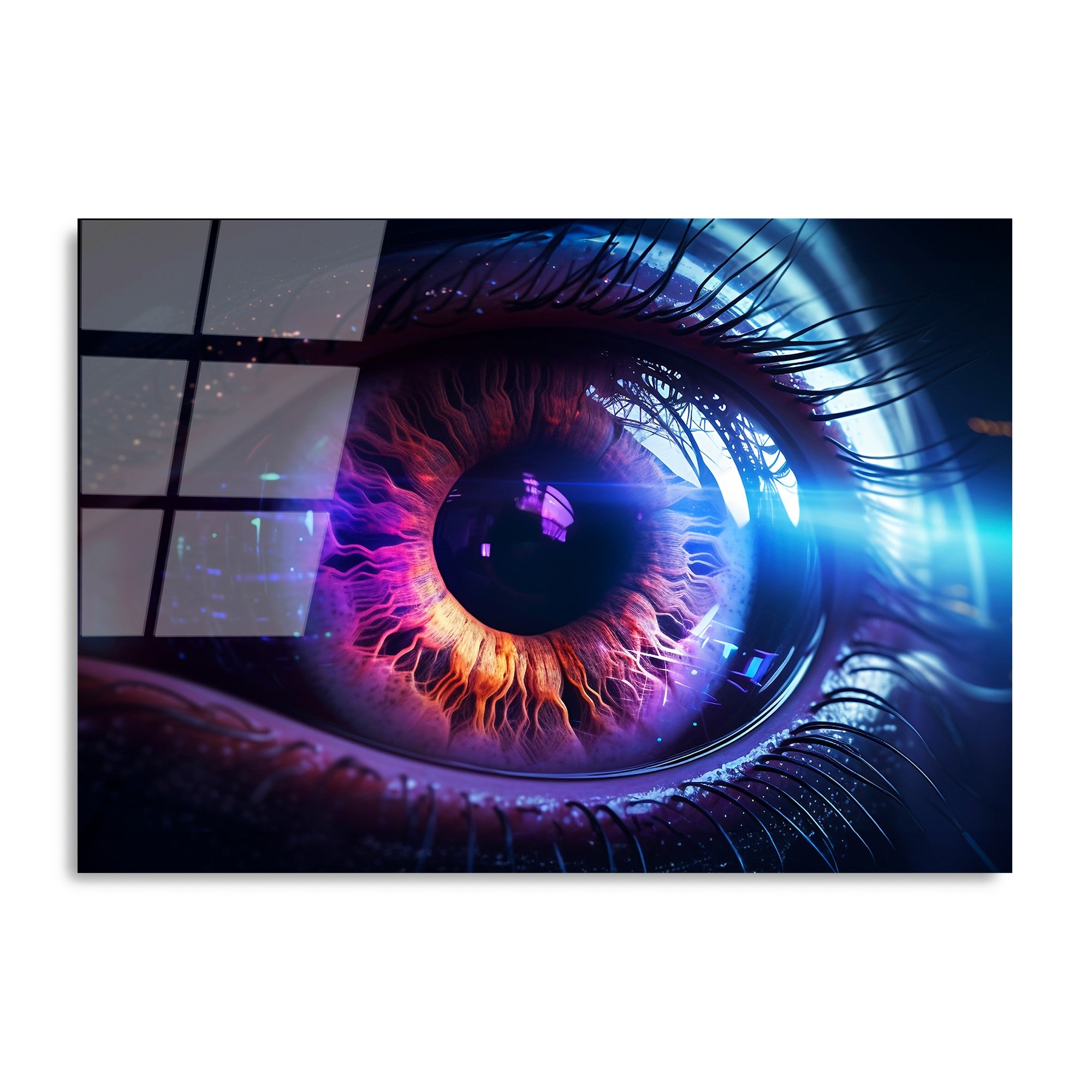 Quadro Decorativo em Vidro Temperado Multicolor 70 x 100 cm – UV-1196 (4 mm)