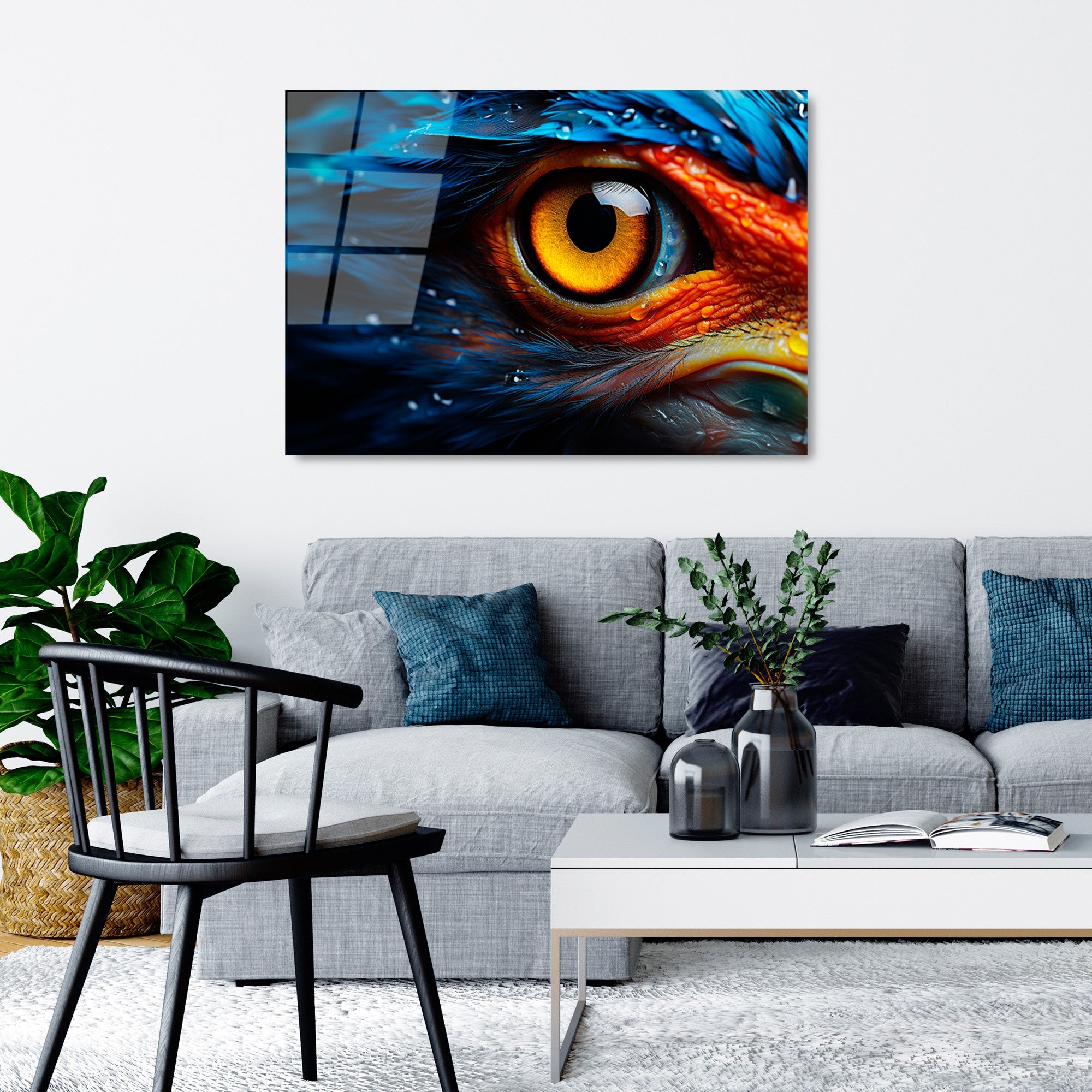 Quadro Decorativo em Vidro Temperado 70x100 cm Multicolor UV-1197 (4 mm)