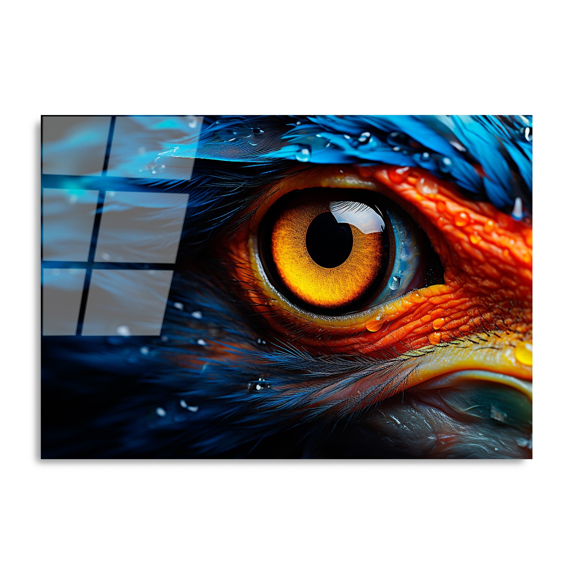 Quadro Decorativo em Vidro Temperado 70x100 cm Multicolor UV-1197 (4 mm)